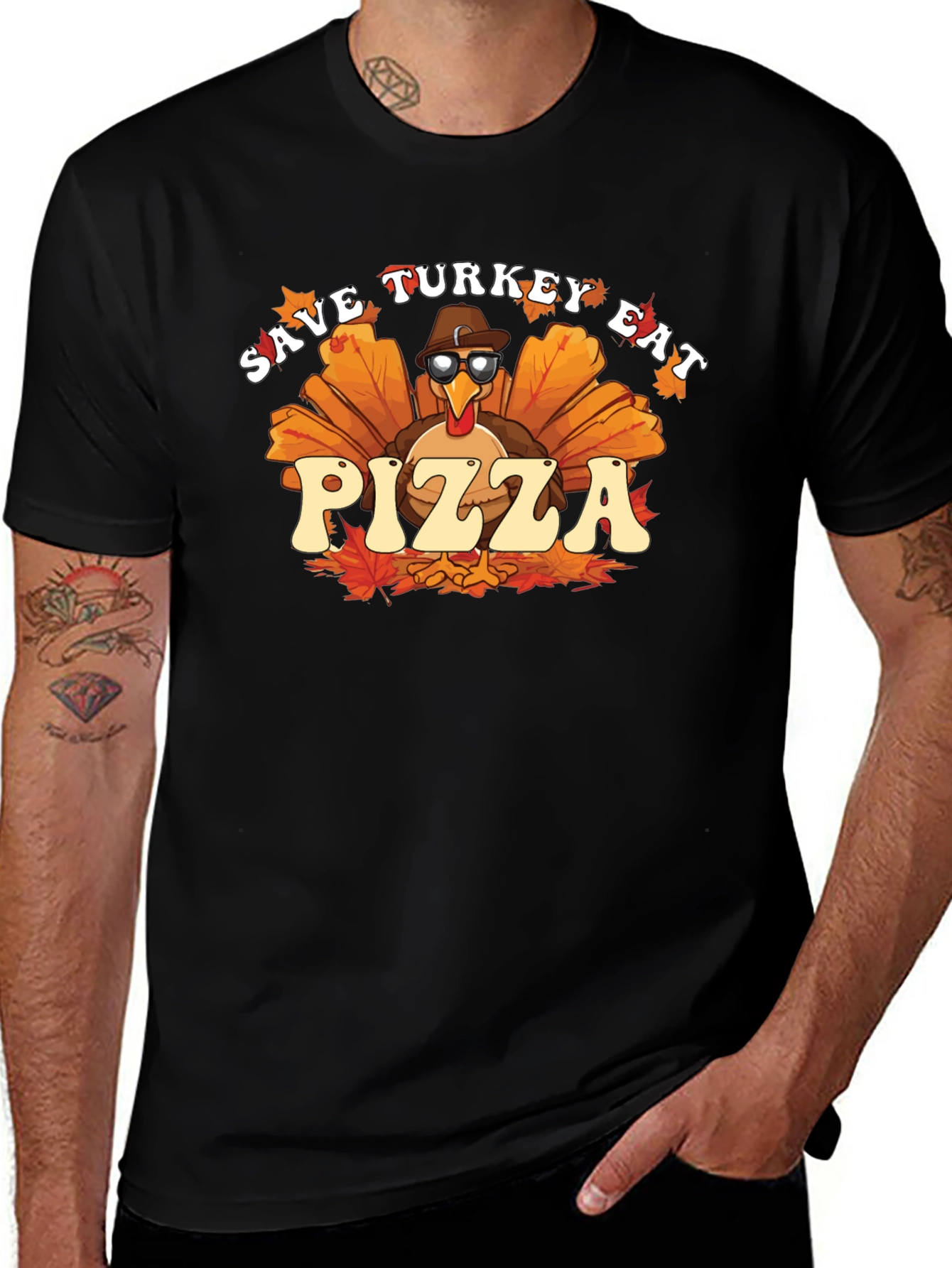 Save Turkey Eat Pizza T-Shirt
