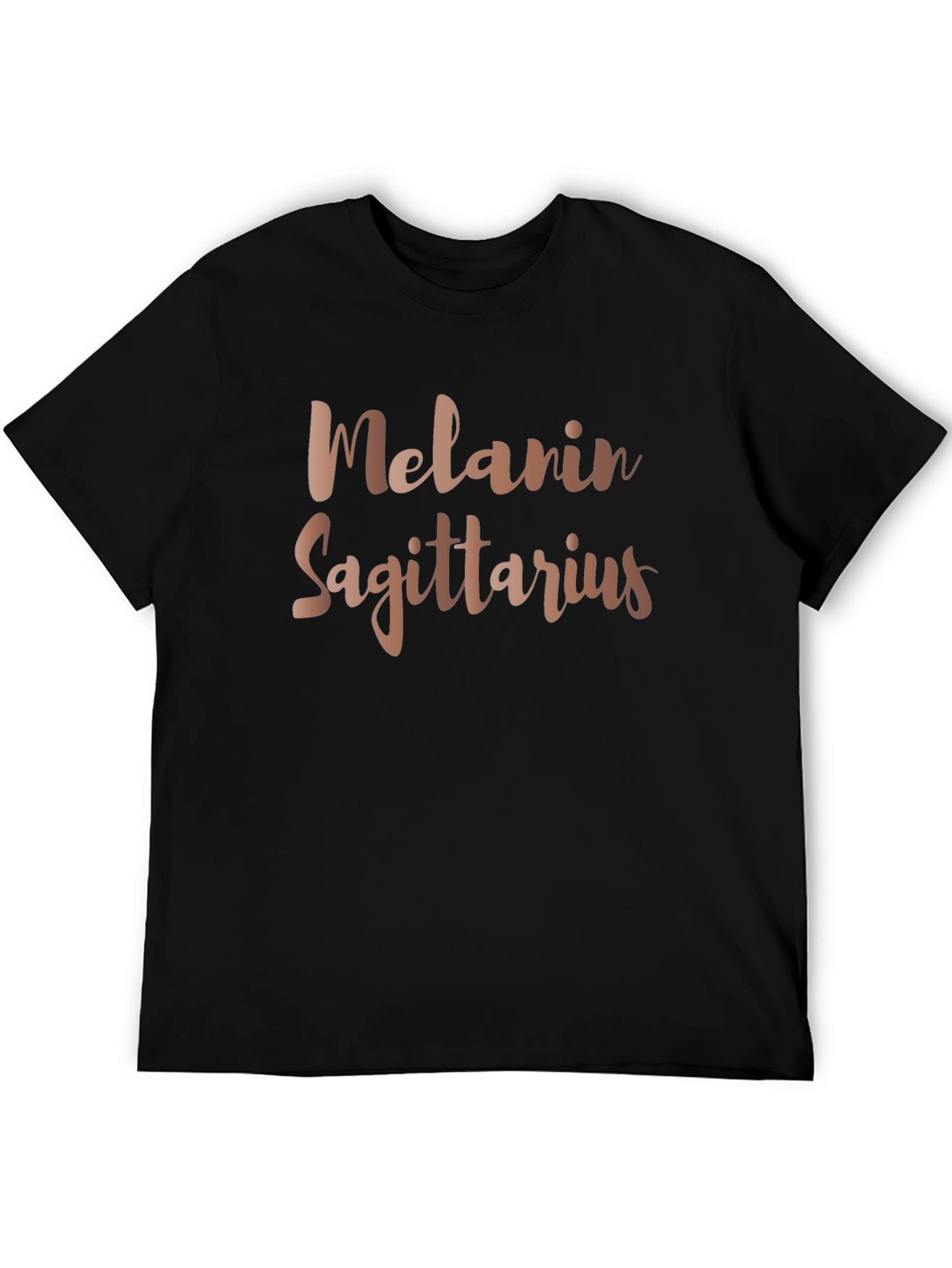 Melanin Sagittarius T-Shirt - Zodiac Sign Tee