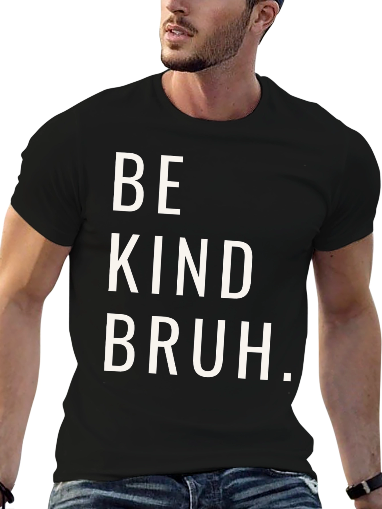 Be Kind Bruh Graphic Tee - Casual Comfort