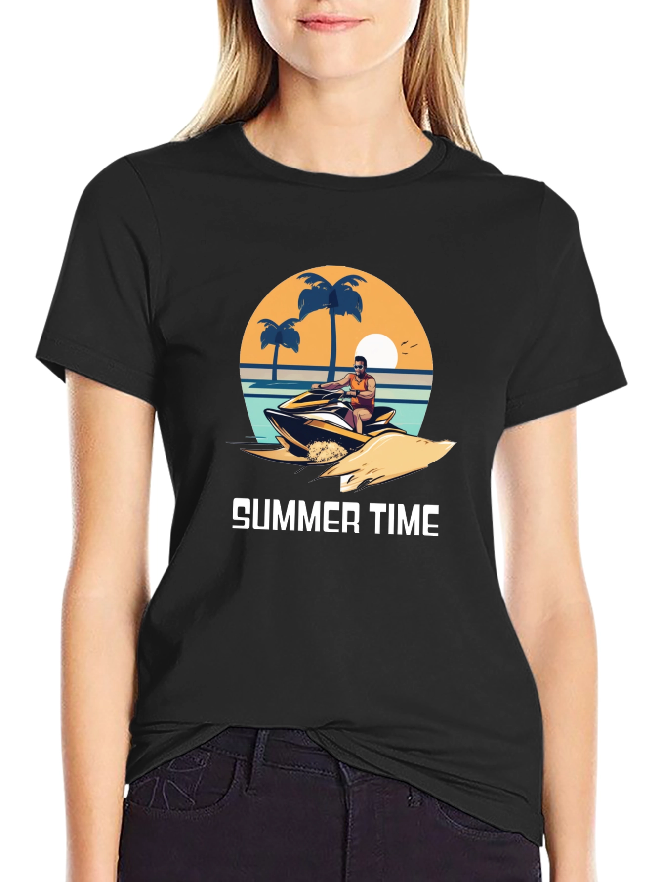Summer Time Graphic T-Shirt - Beach Vibes