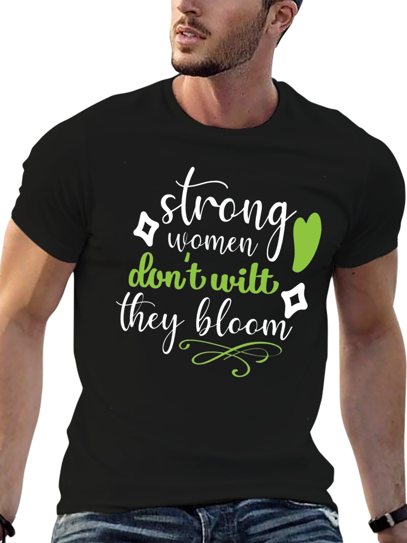 Strong Women Bloom T-Shirt - Inspirational Graphic Tee