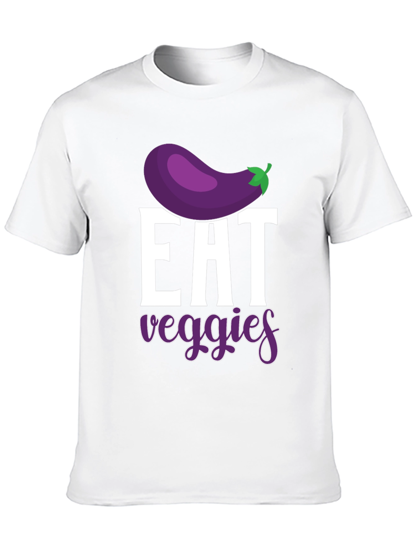 Eat Veggies Graphic T-Shirt - Vegan Lifestyle