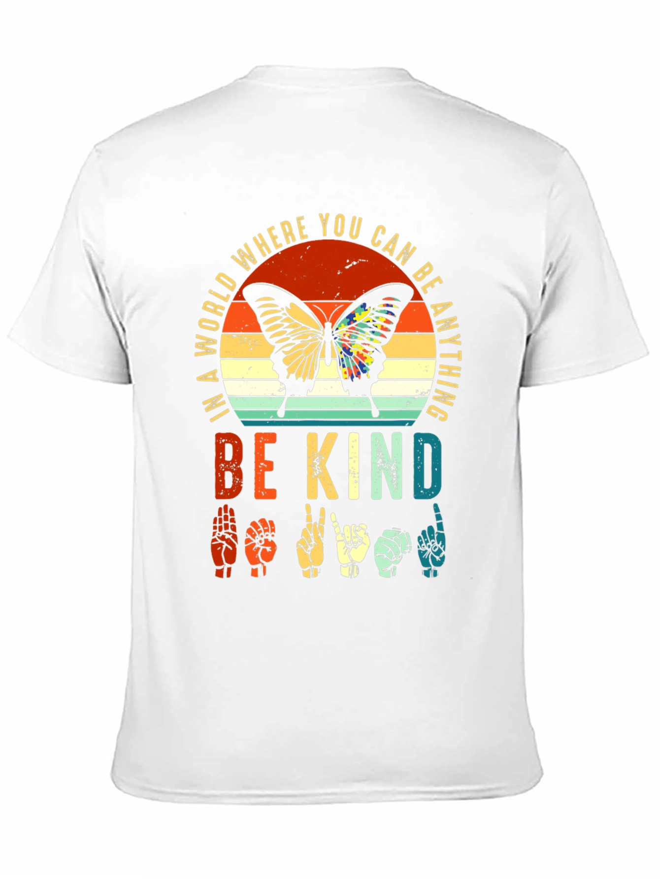 Be Kind Butterfly Graphic T-Shirt
