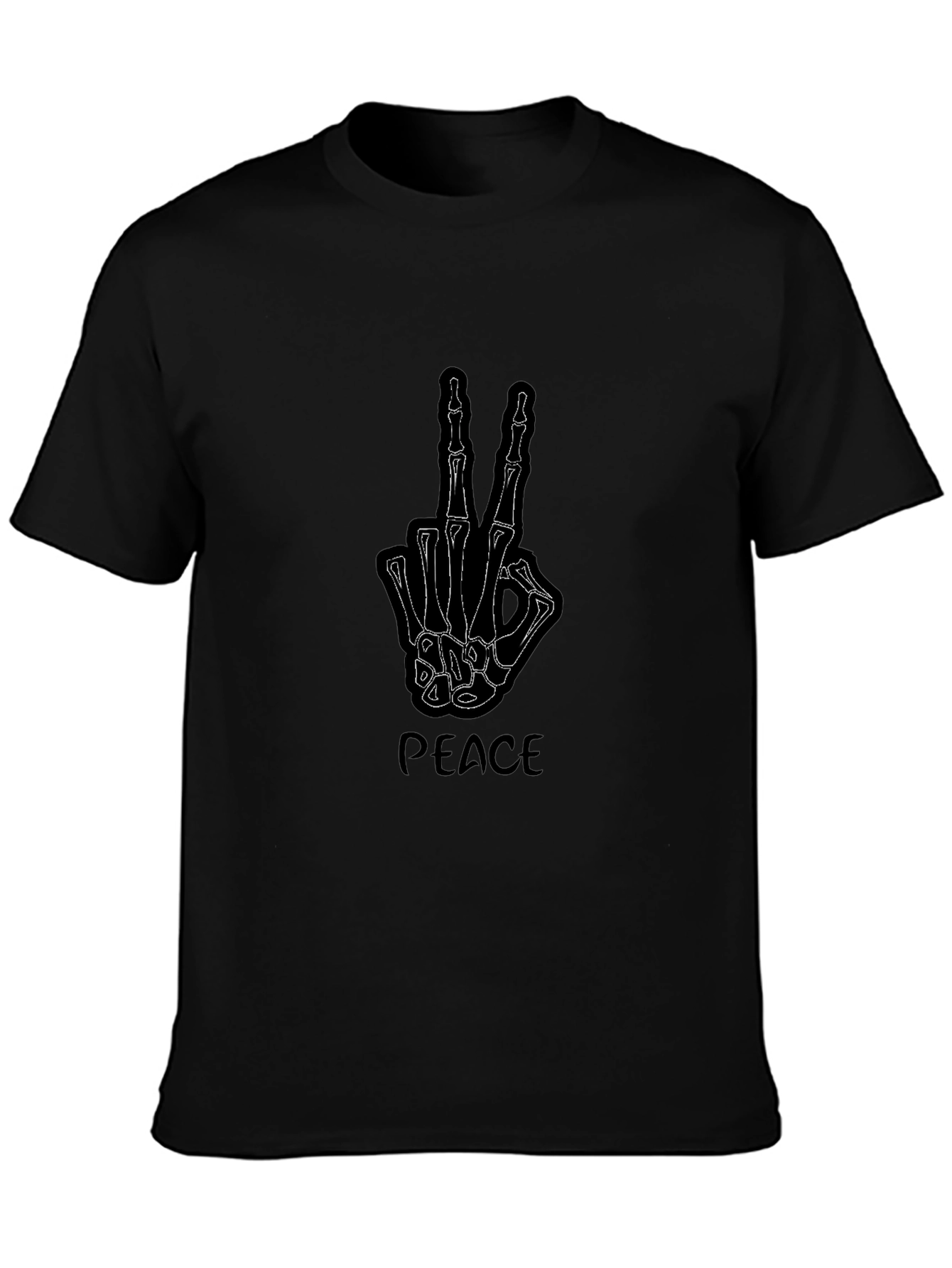 Peace Skeleton Hand T-Shirt