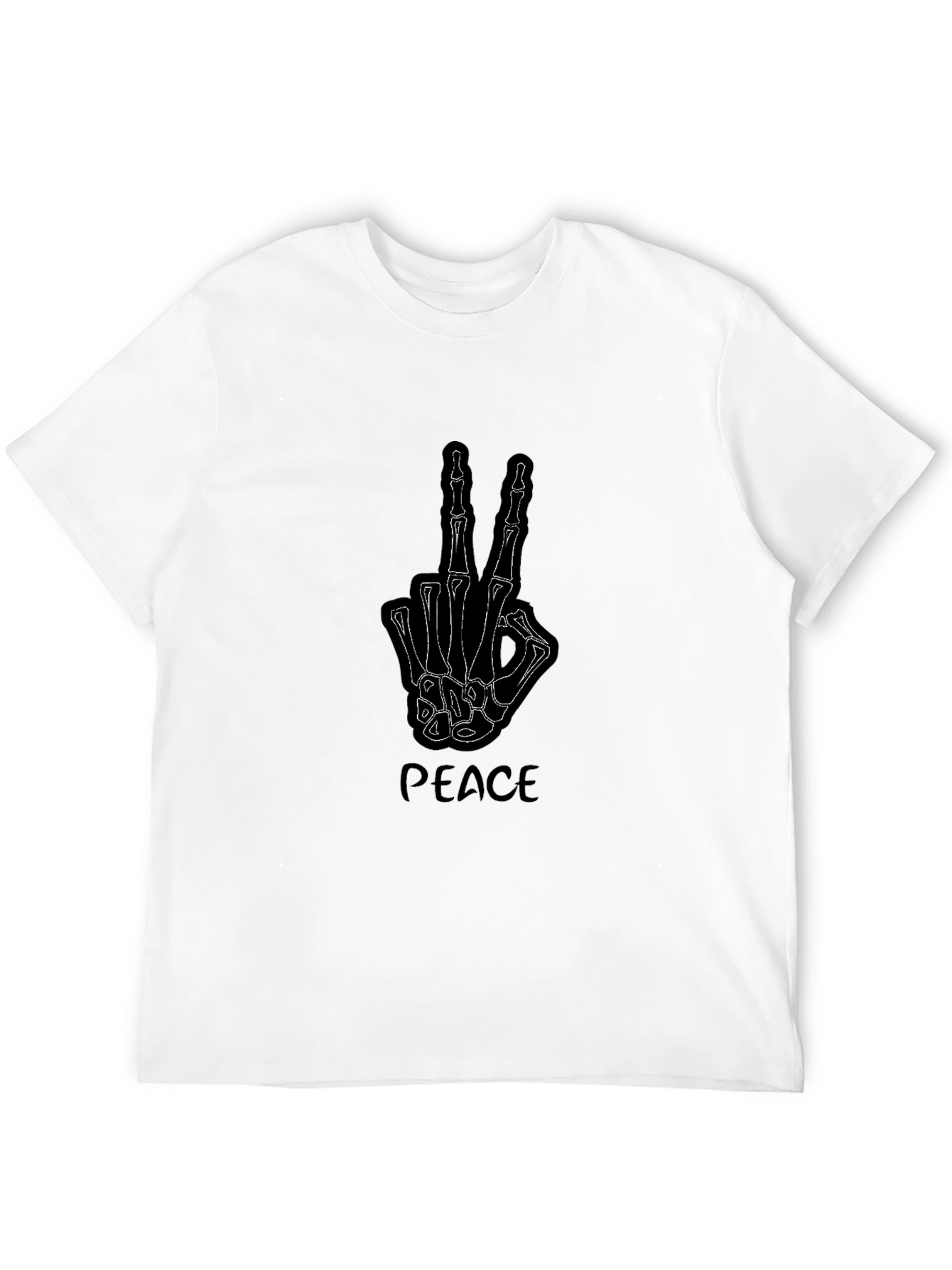 Peace Skeleton Hand T-Shirt