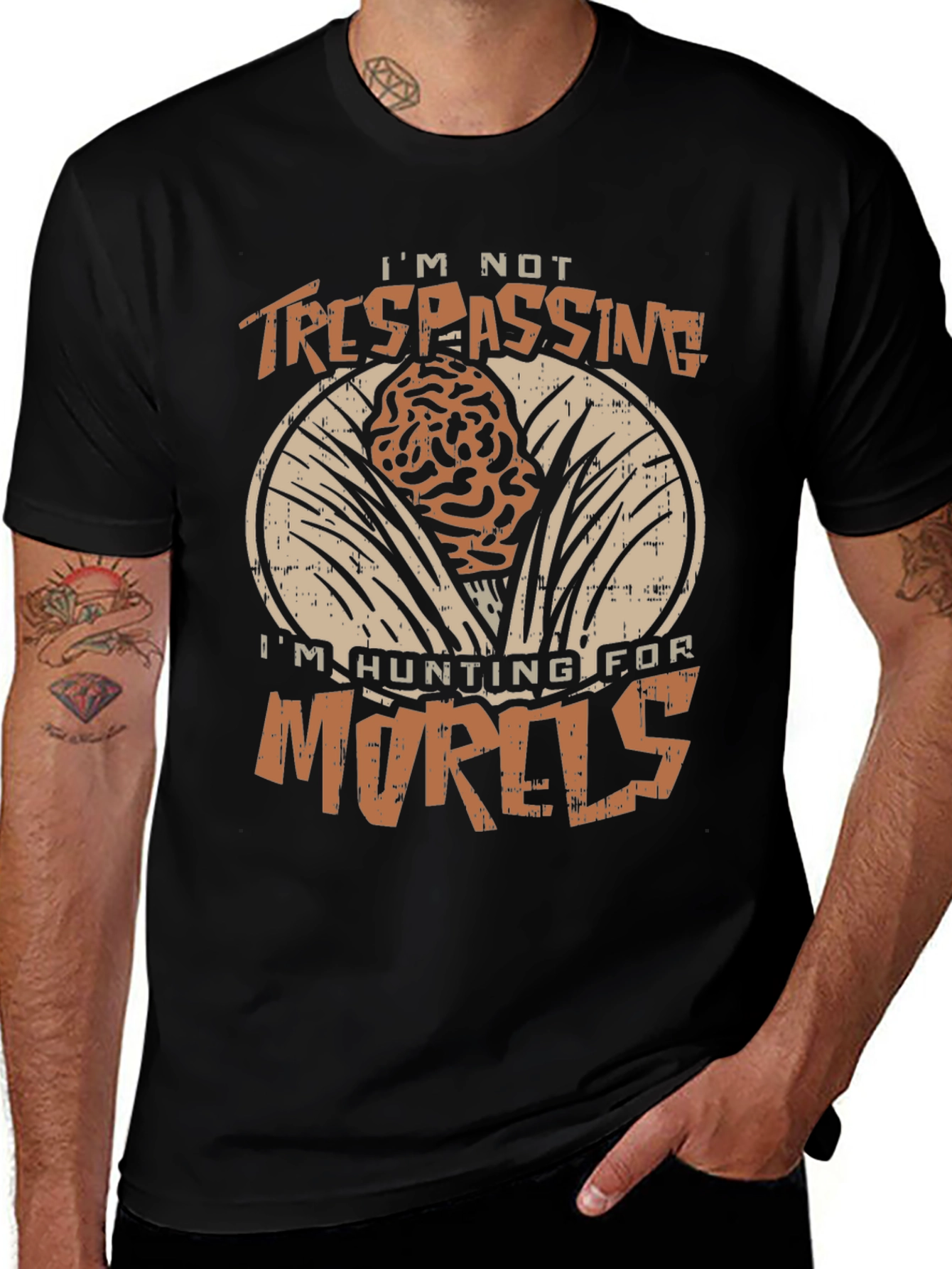 Morel Hunting T-Shirt - Funny Mushroom Hunter Tee
