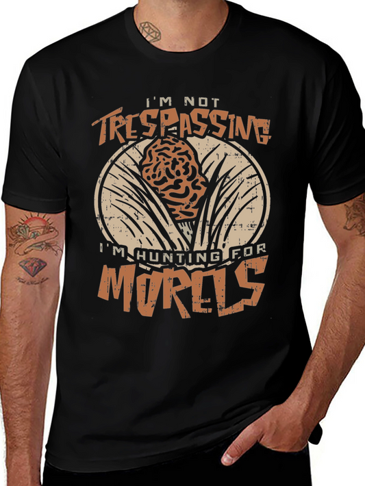 Morel Hunting T-Shirt - Funny Mushroom Hunter Tee