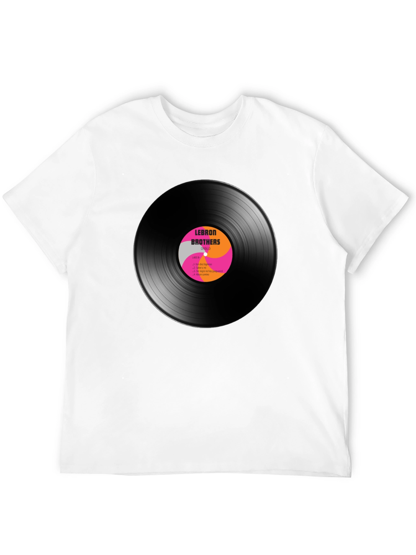 LeBron Brothers Vinyl Record Graphic T-Shirt