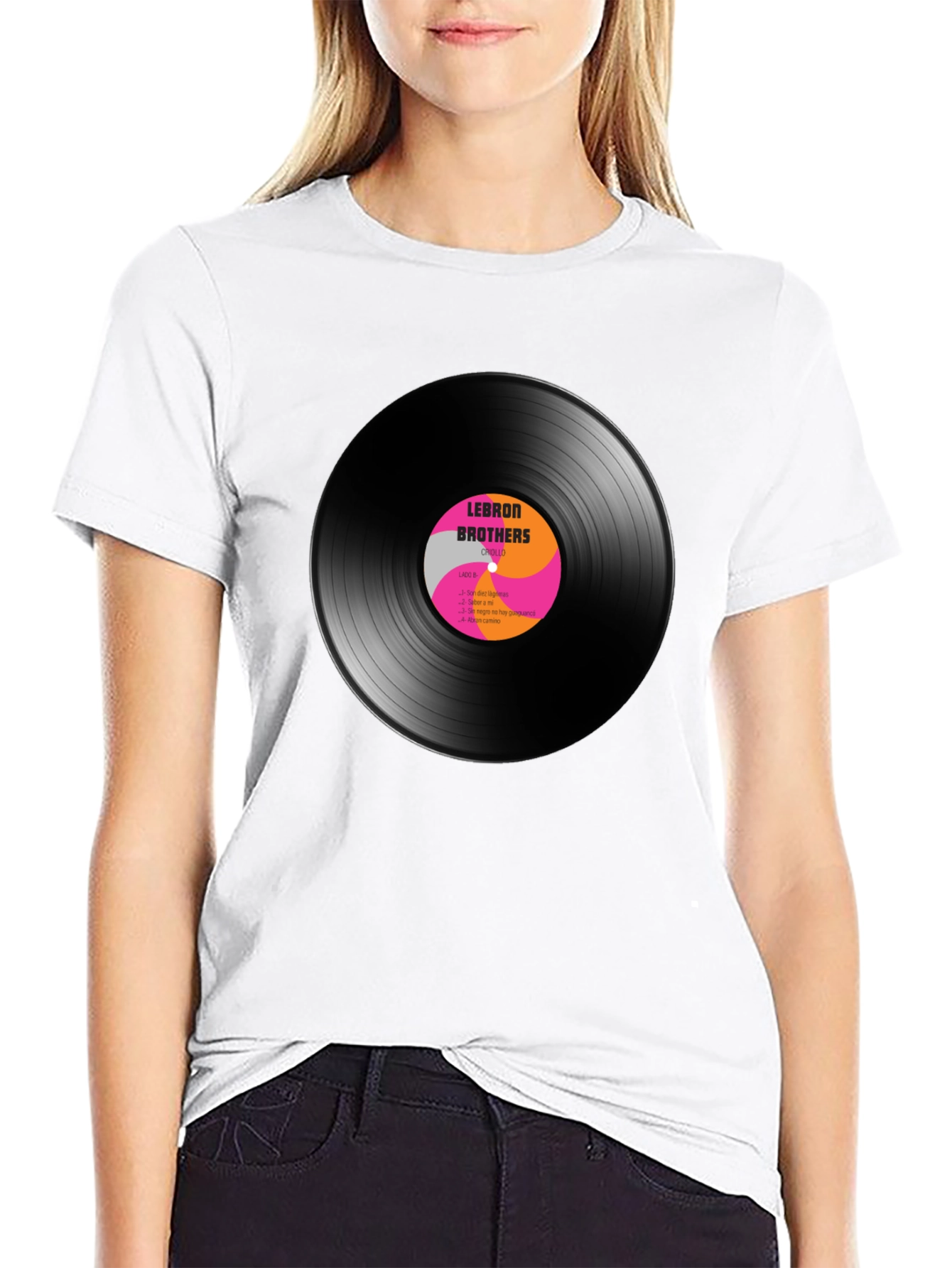 LeBron Brothers Vinyl Record Graphic T-Shirt