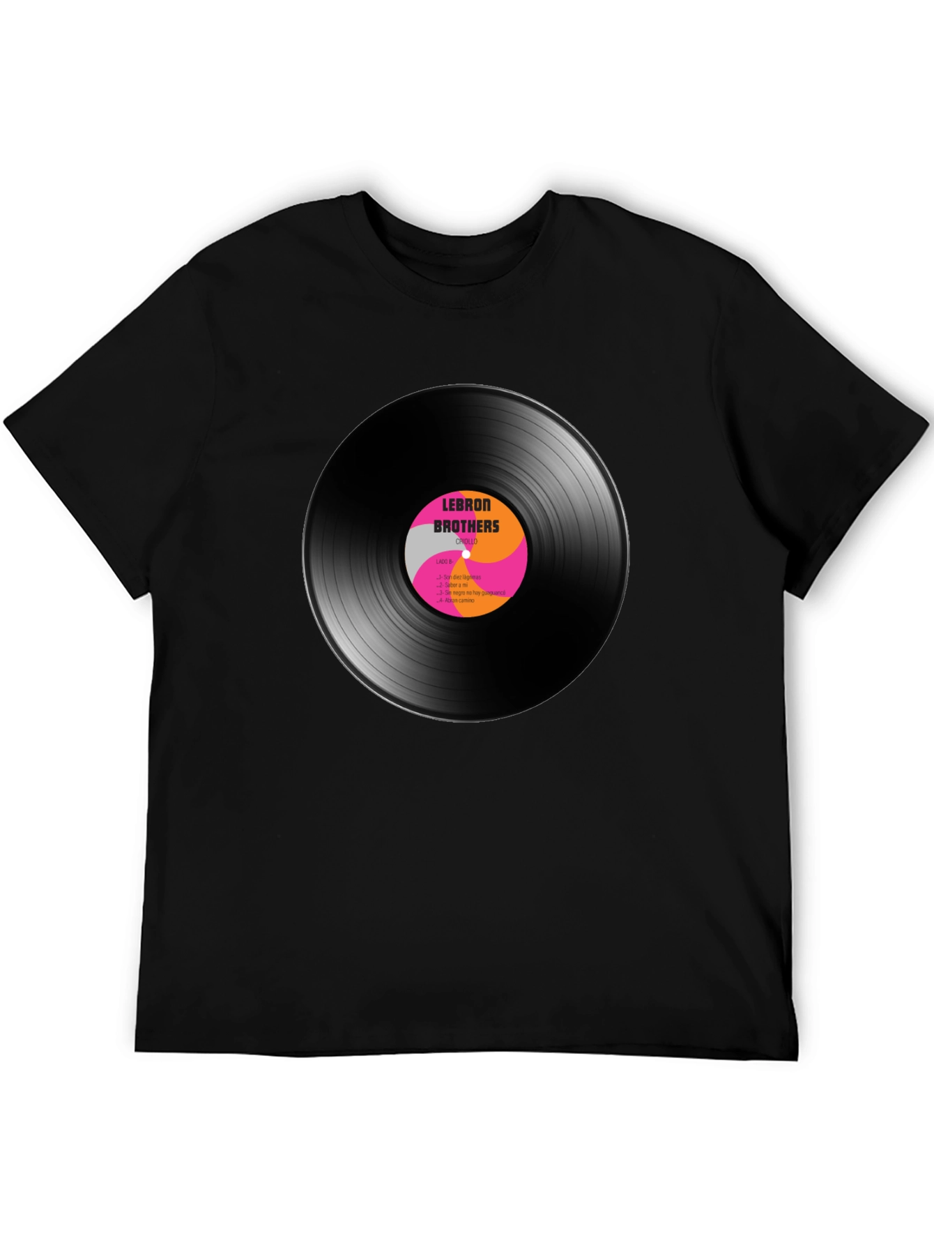 LeBron Brothers Vinyl Record Graphic T-Shirt