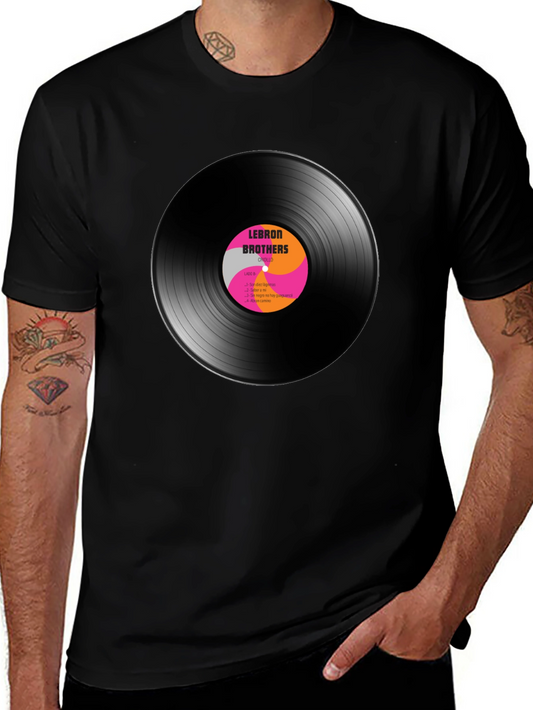 LeBron Brothers Vinyl Record Graphic T-Shirt