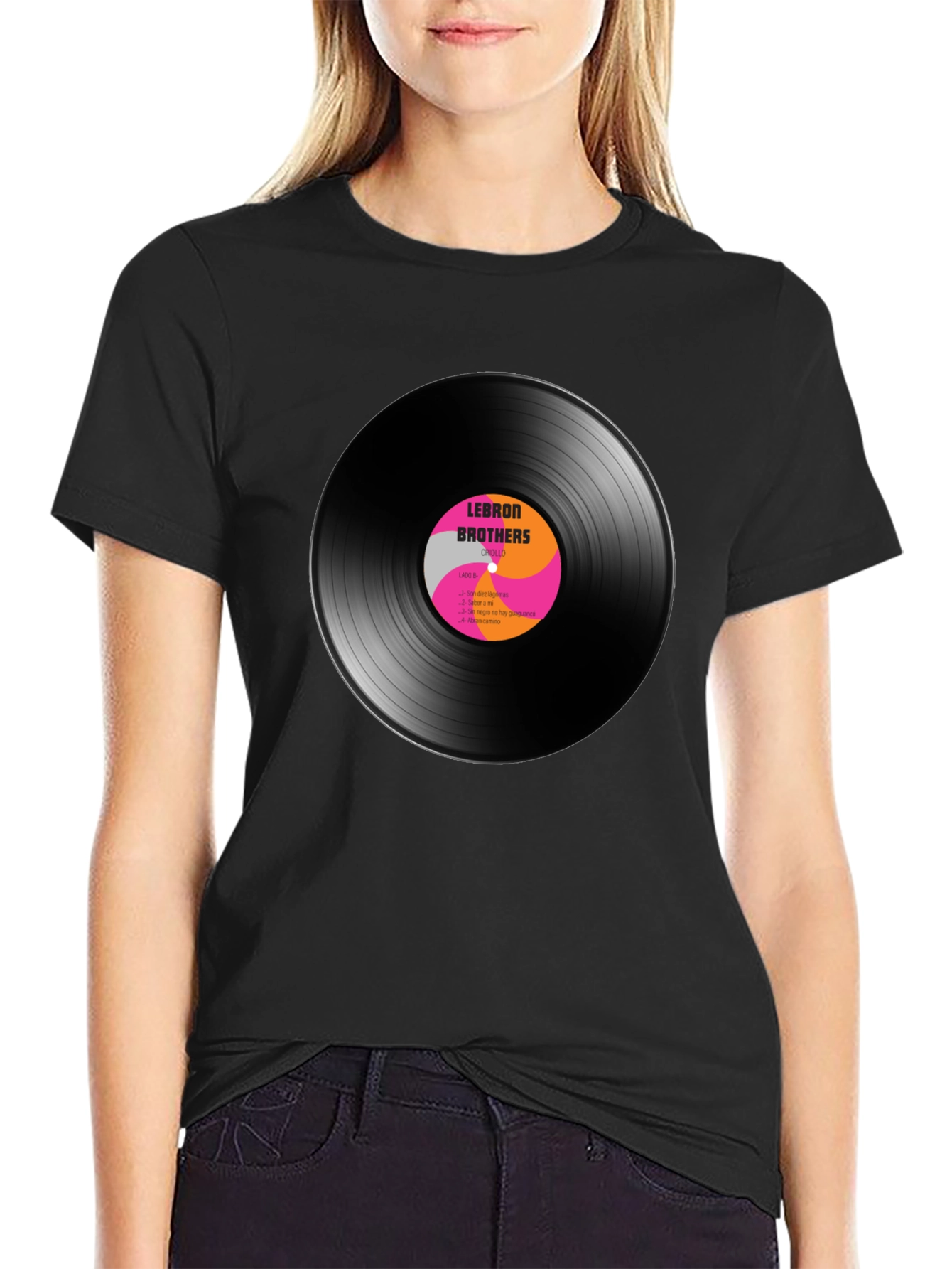 LeBron Brothers Vinyl Record Graphic T-Shirt