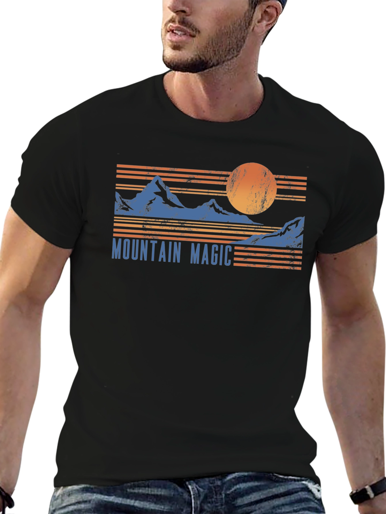 Mountain Magic Retro Graphic Tee