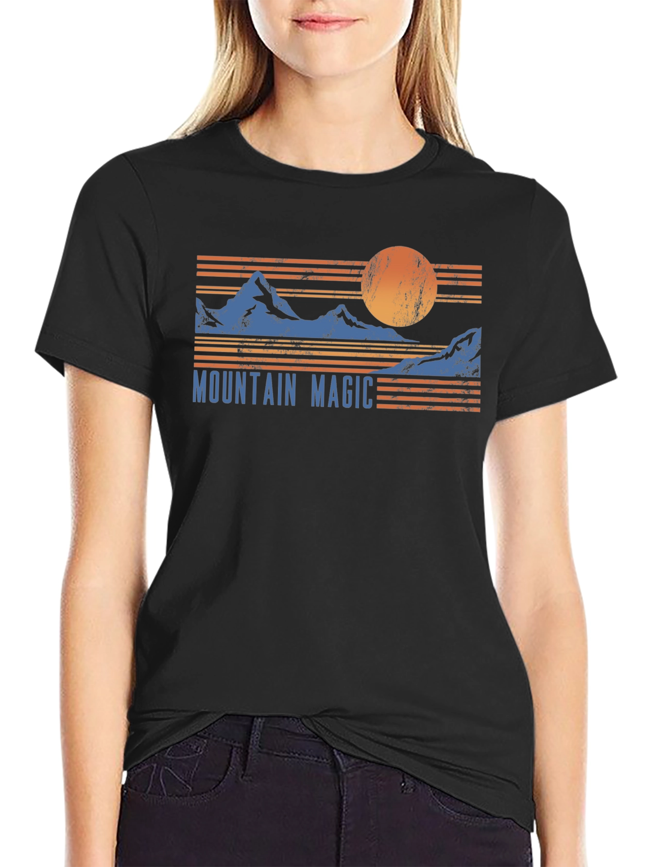 Mountain Magic Retro Graphic Tee
