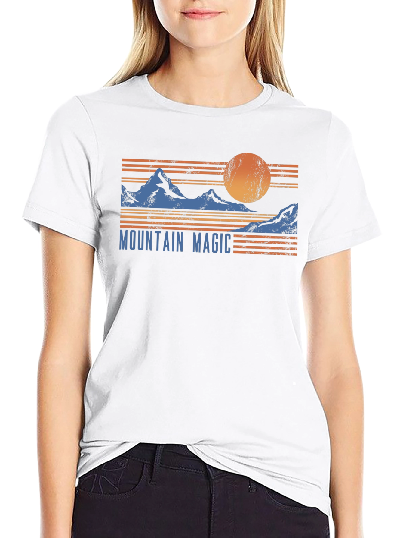 Mountain Magic Retro Graphic Tee