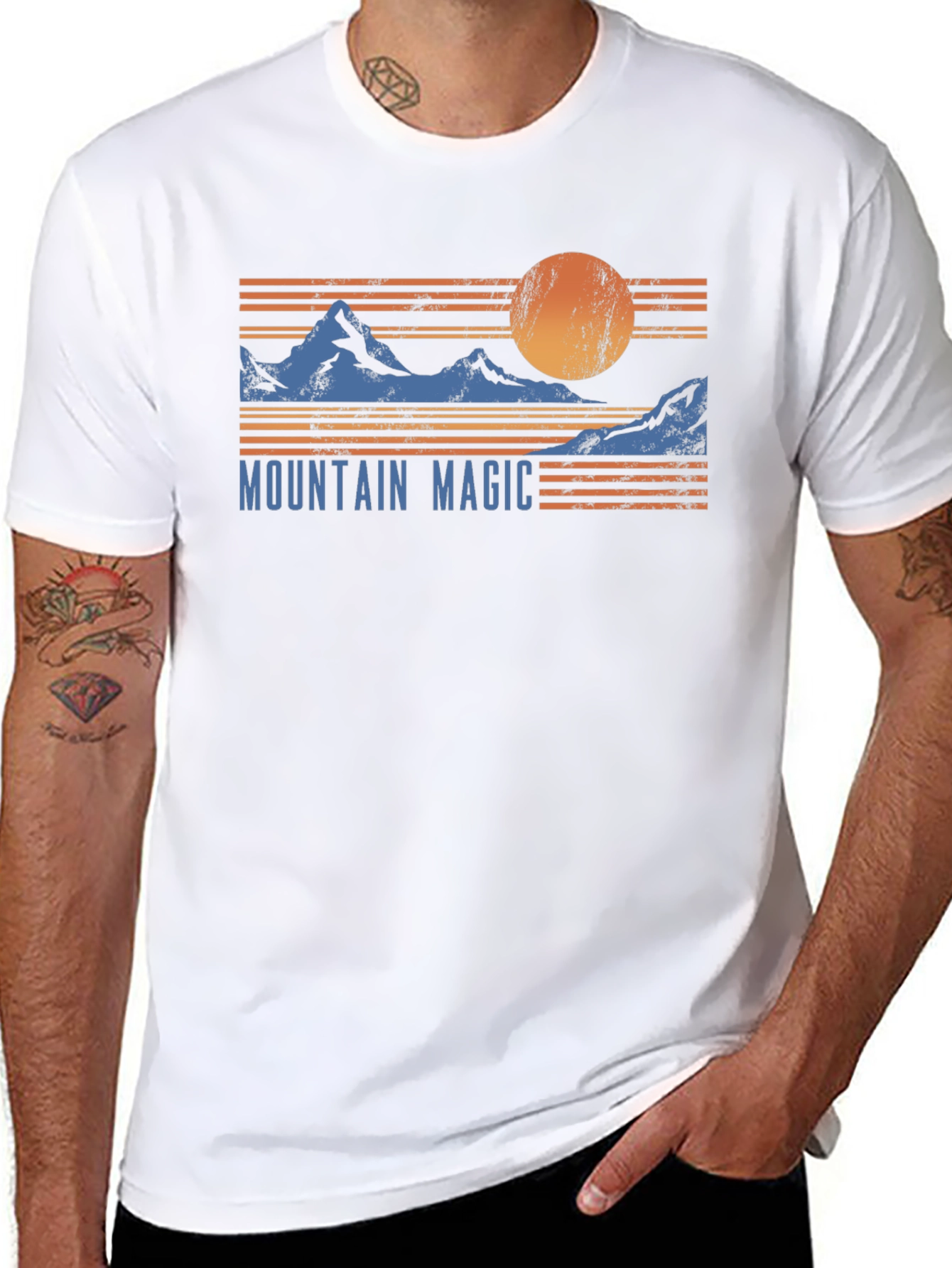 Mountain Magic Retro Graphic Tee