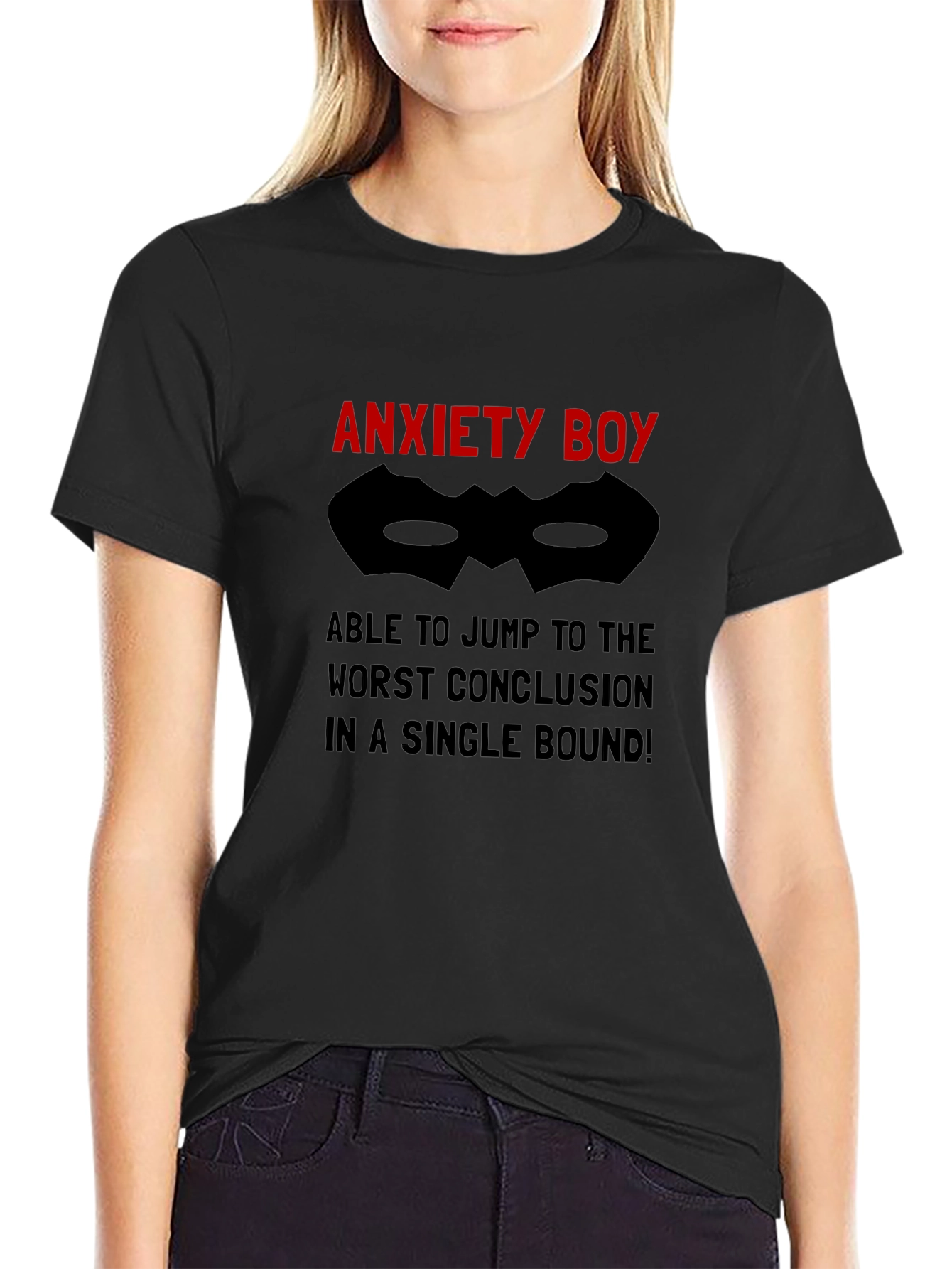 Anxiety Boy Humor T-Shirt