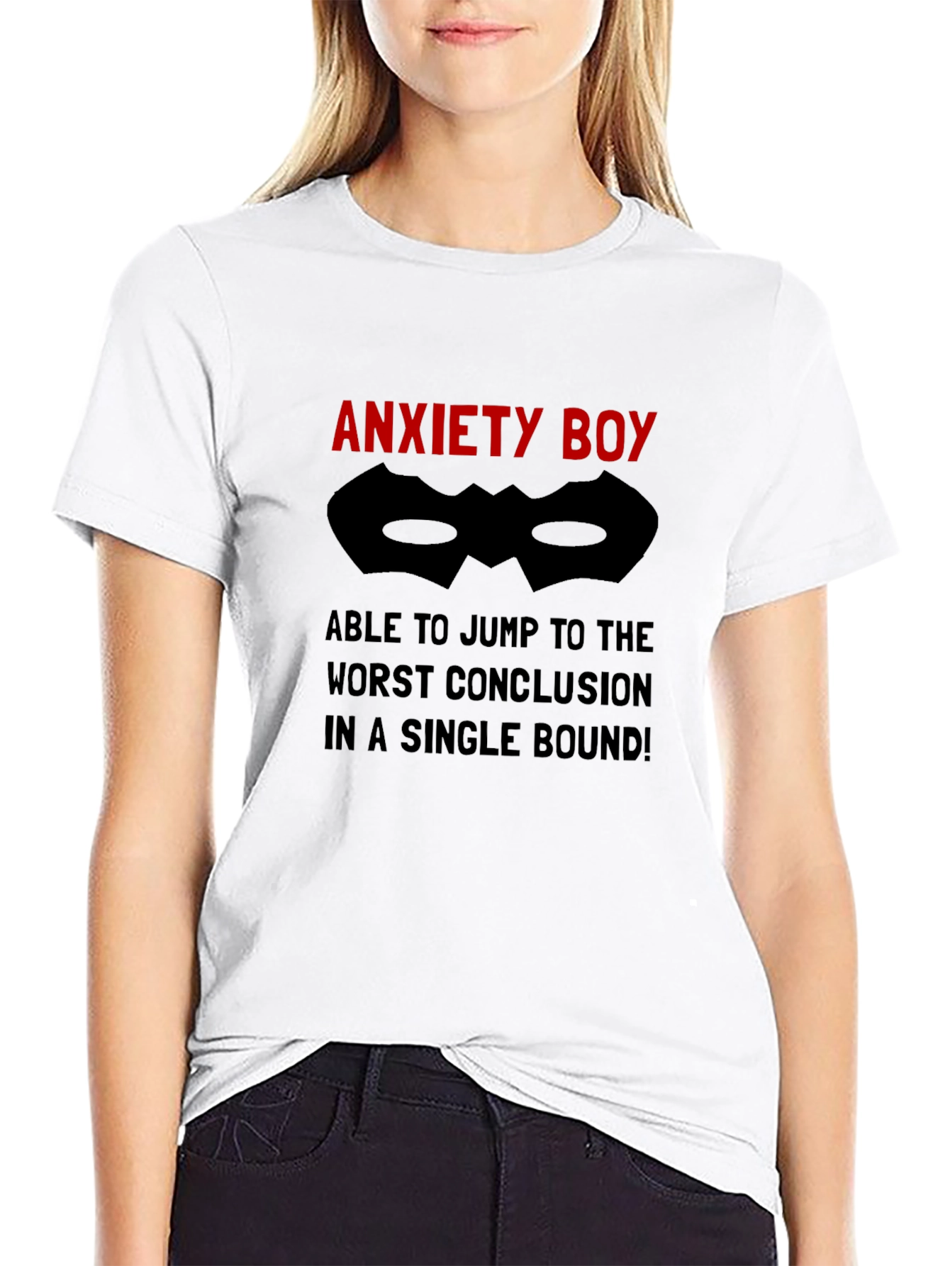 Anxiety Boy Humor T-Shirt