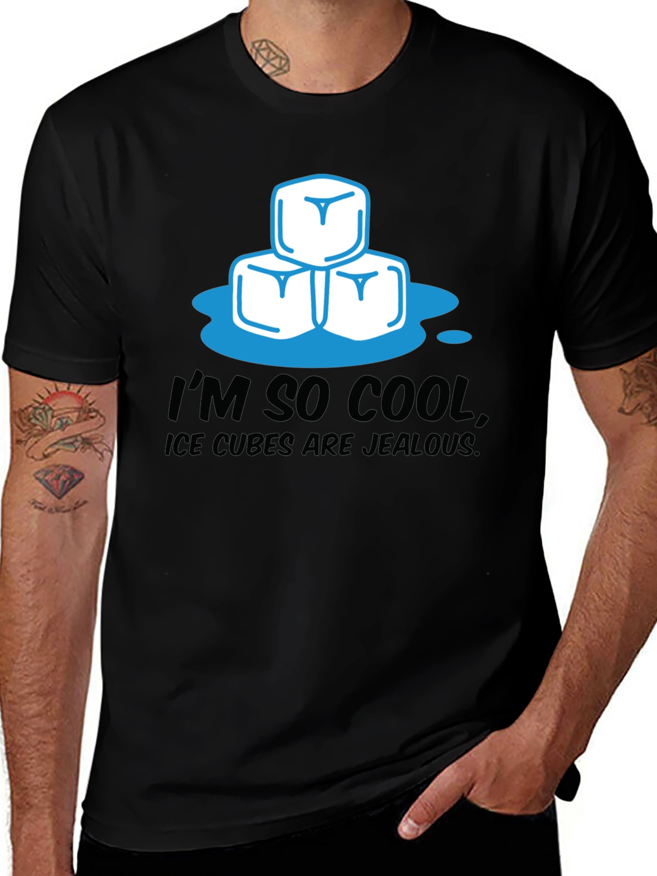 Im So Cool Ice Cubes Graphic Tee