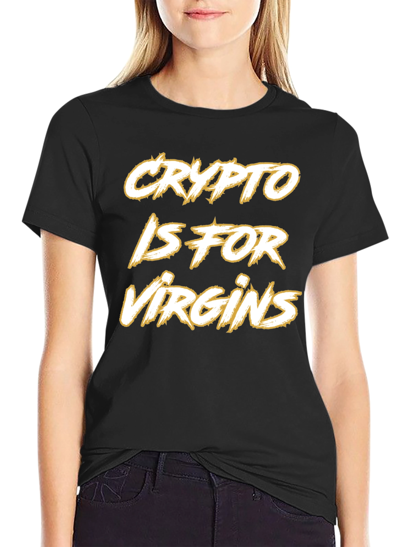 Crypto Is For Virgins Graphic T-Shirt