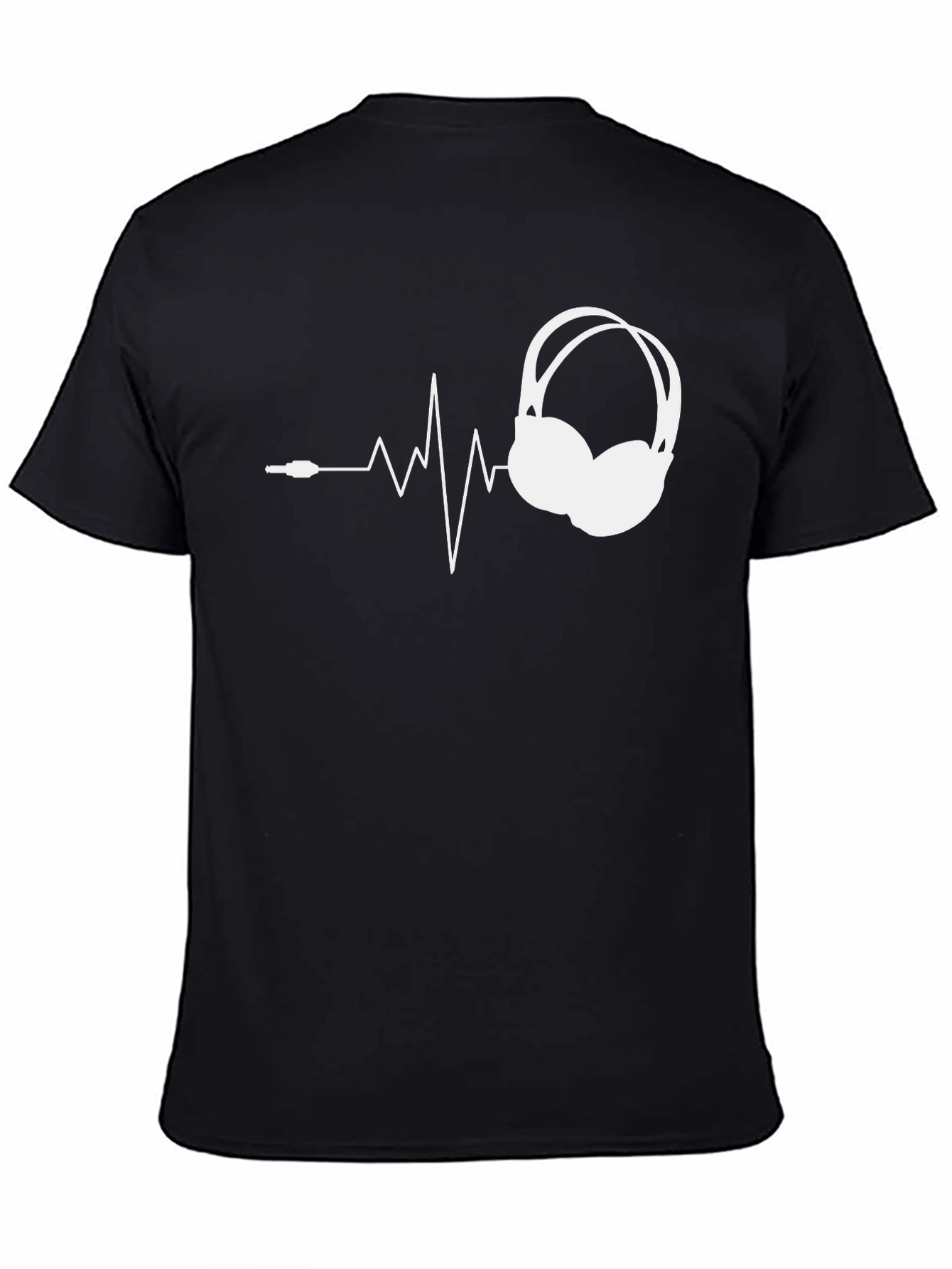 Headphone Heartbeat Graphic Tee