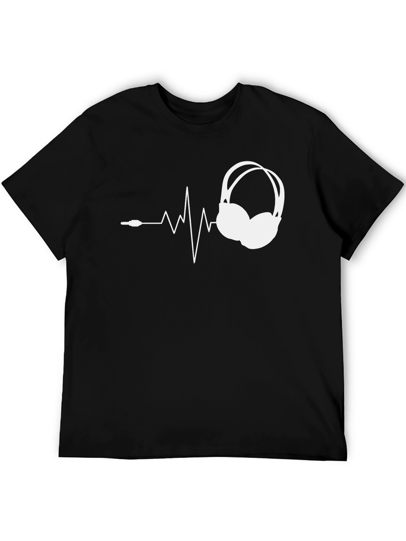Headphone Heartbeat Graphic Tee