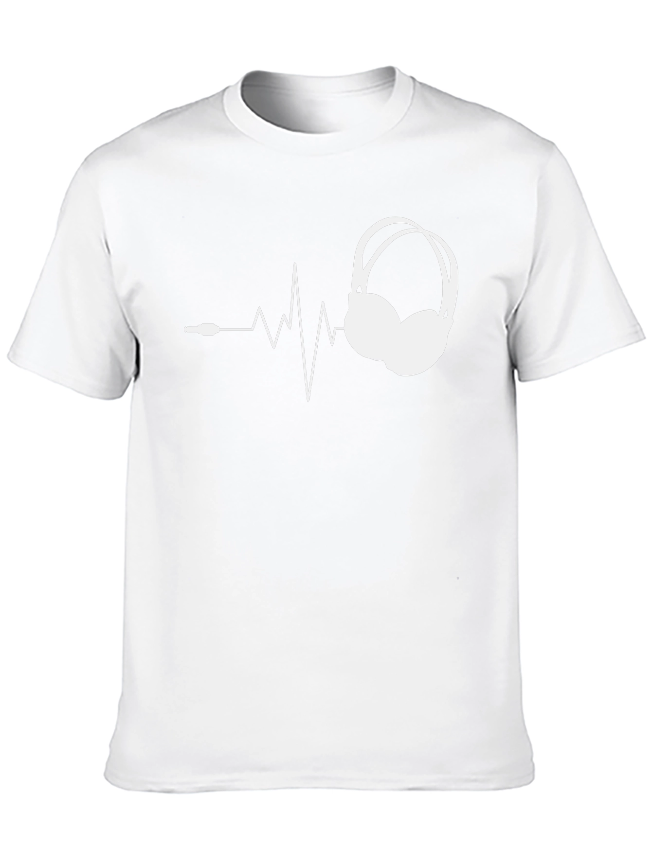 Headphone Heartbeat Graphic Tee