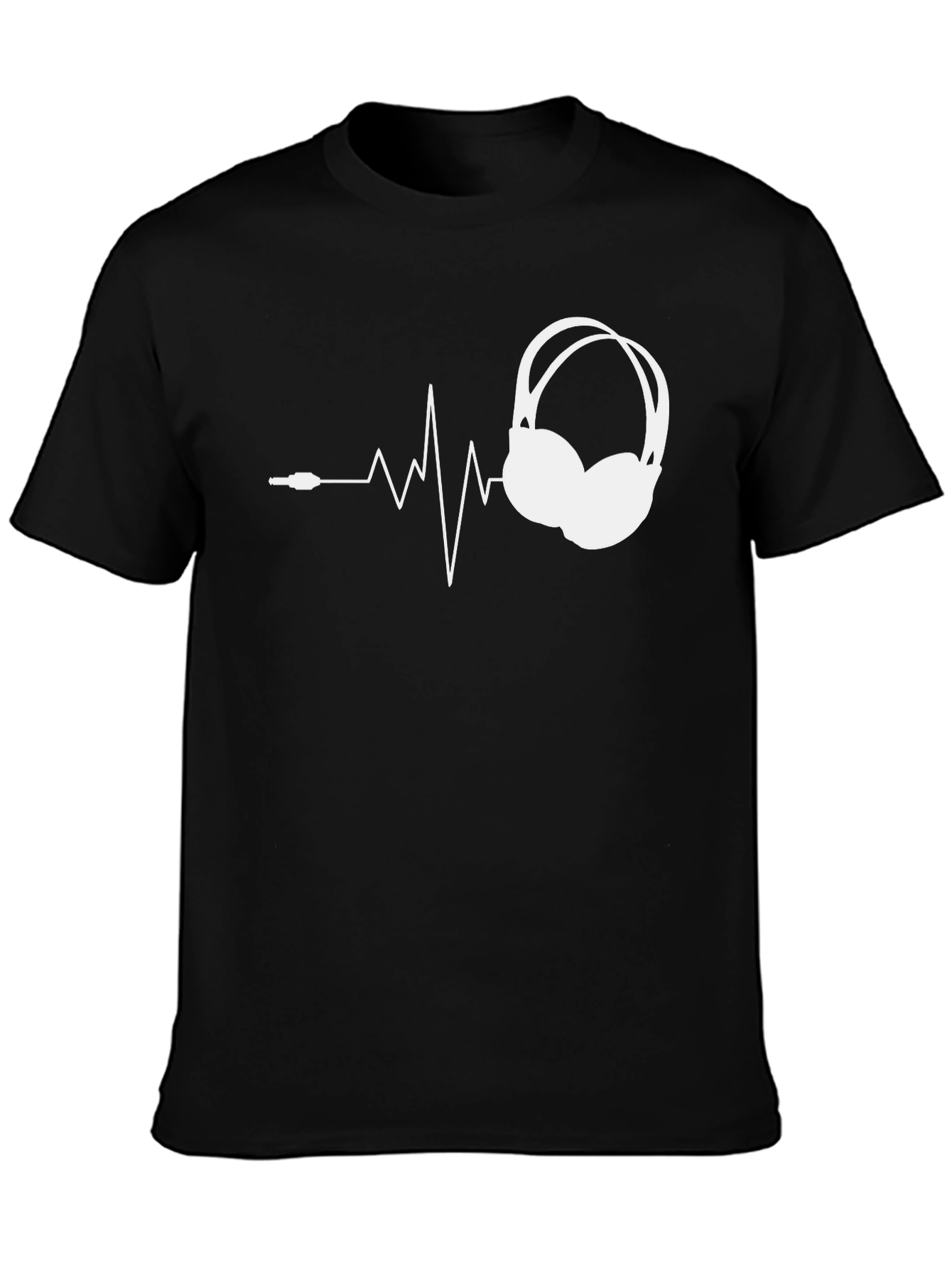 Headphone Heartbeat Graphic Tee