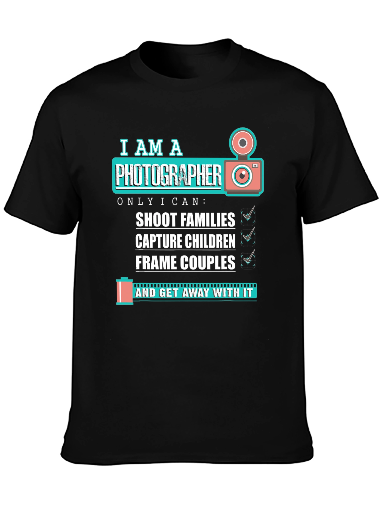 Photographer T-Shirt - Shoot Capture Frame