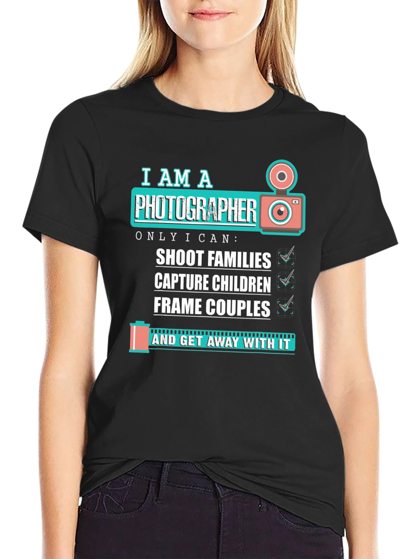Photographer T-Shirt - Shoot Capture Frame