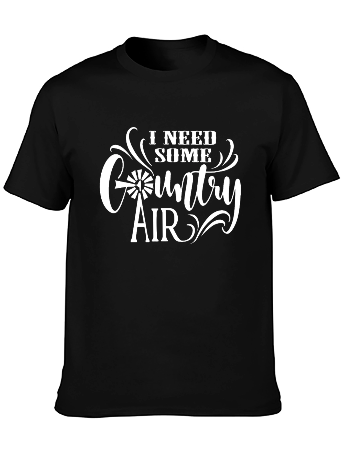 Country Air Graphic Tee - Black
