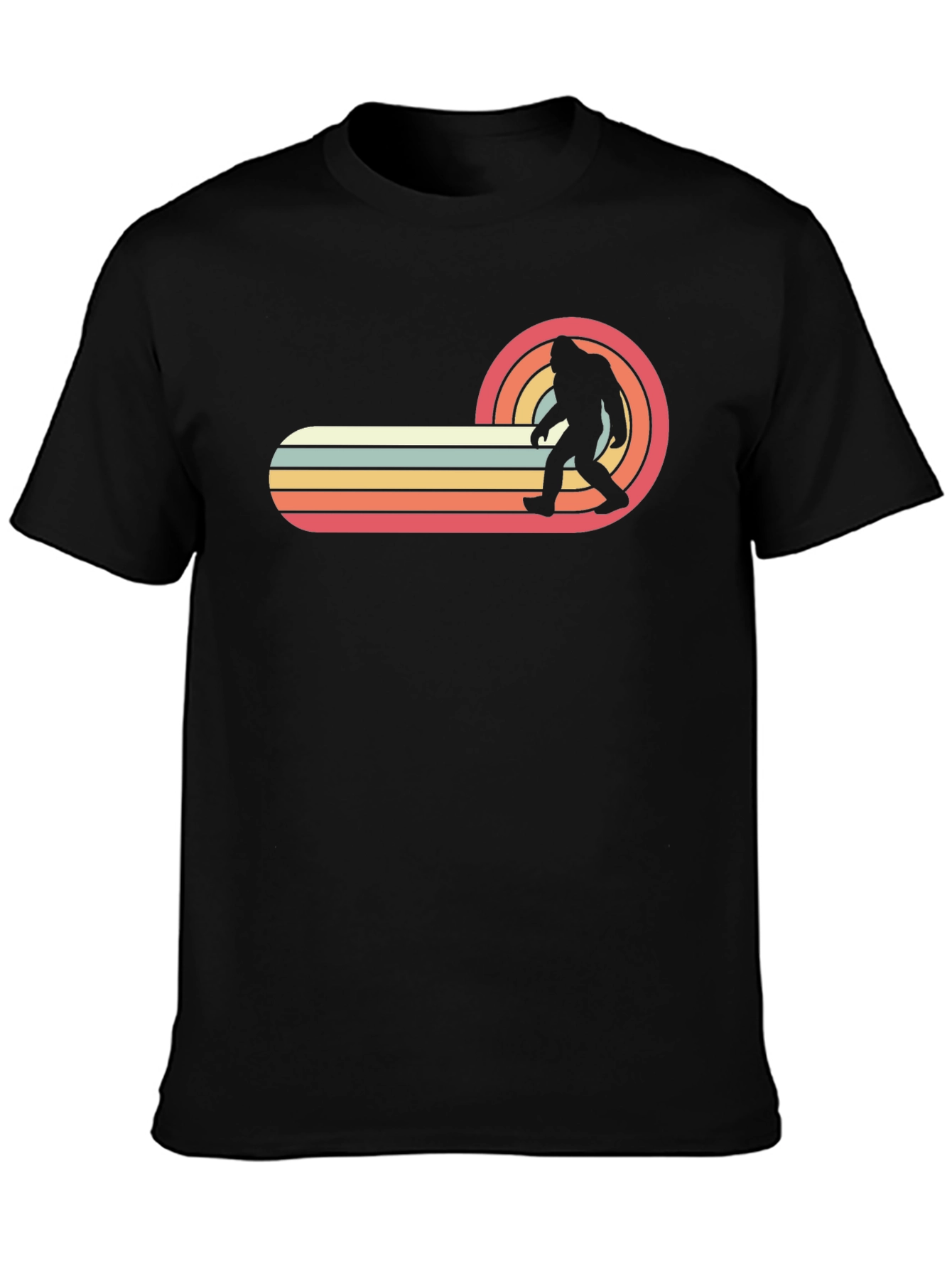 Retro Bigfoot T-Shirt - Novelty Sasquatch Tee