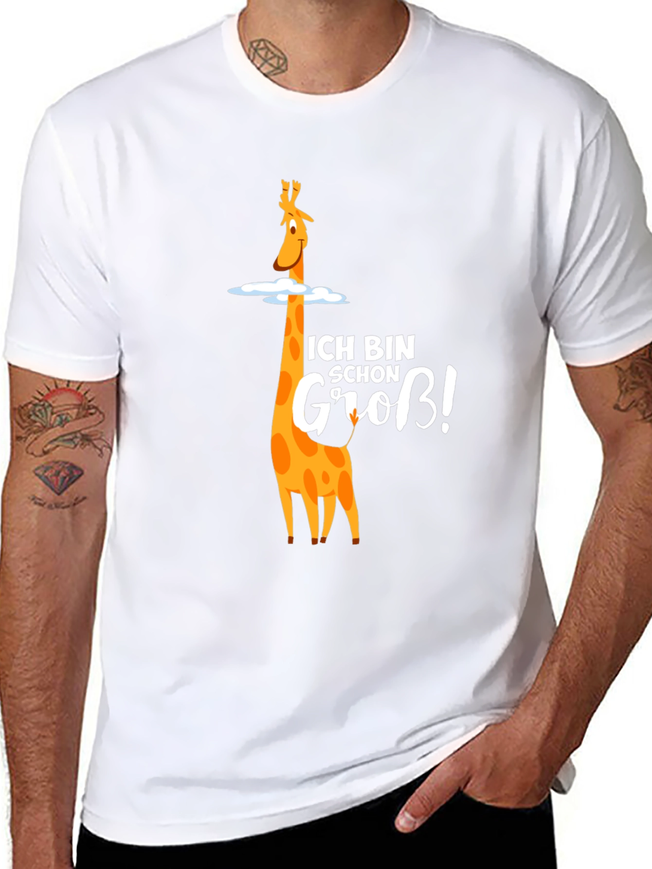 Funny Giraffe T-Shirt - Ich Bin Schon Gross!