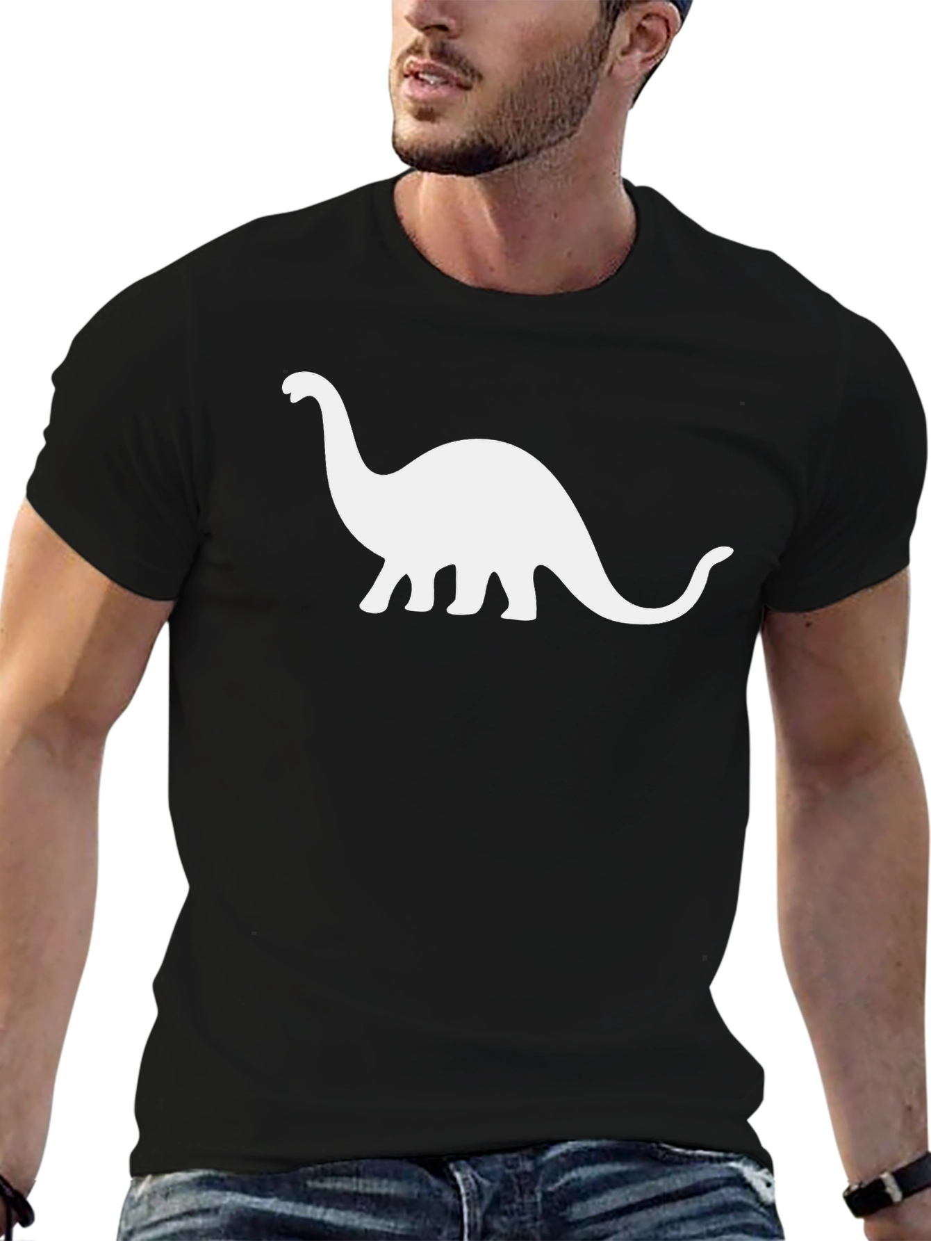 Dinosaur Graphic T-Shirt - Casual Style