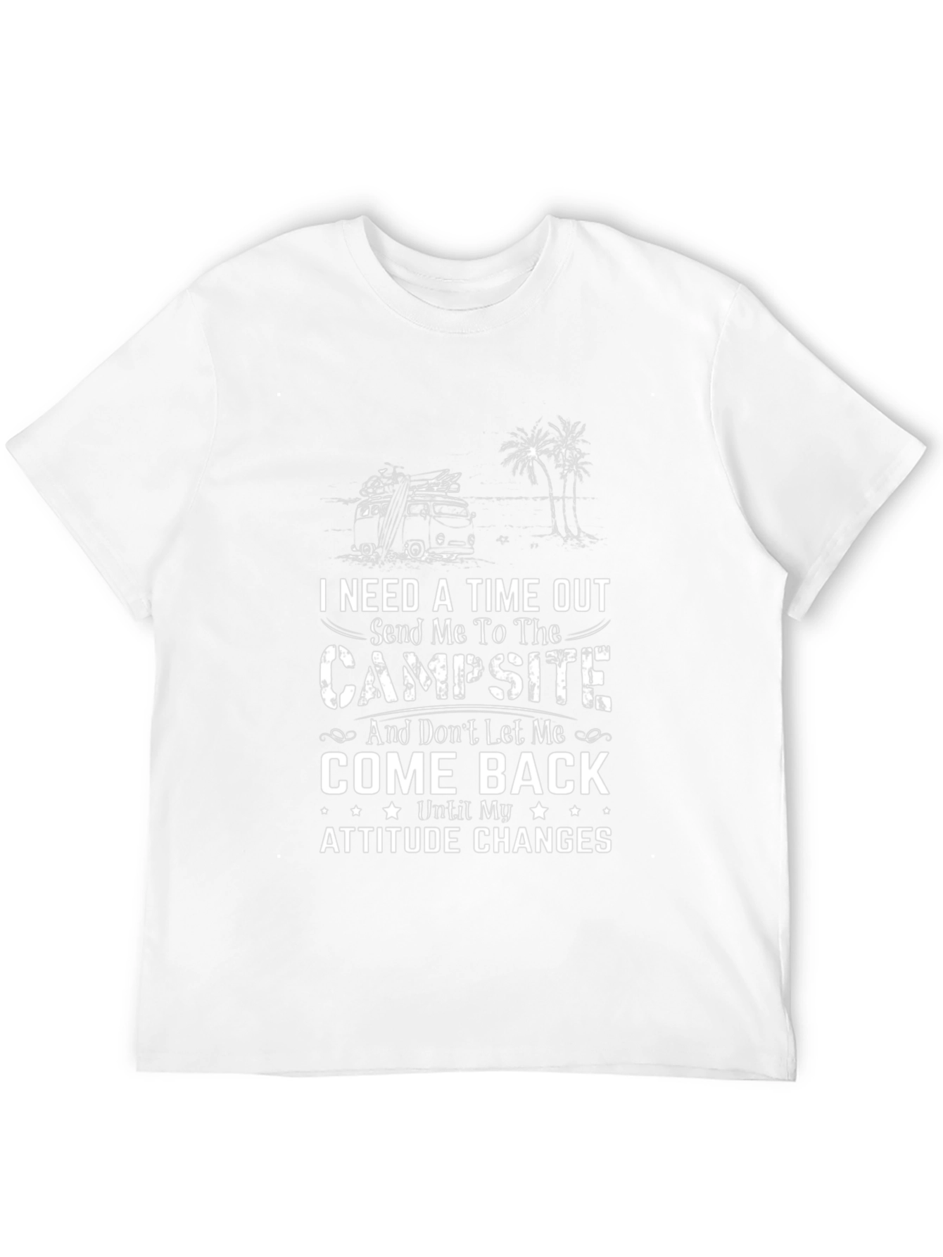 Campsite Time Out Black Tee