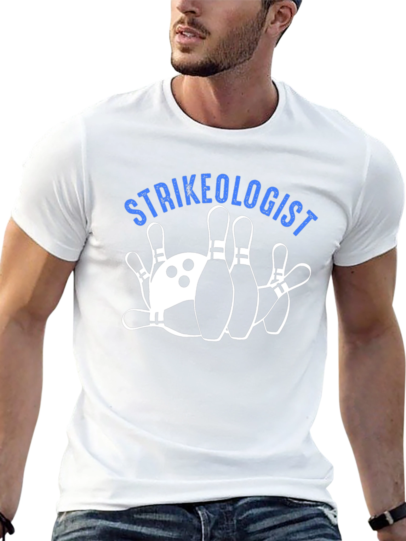 Strikeologist Bowling T-Shirt - Unique Graphic Tee