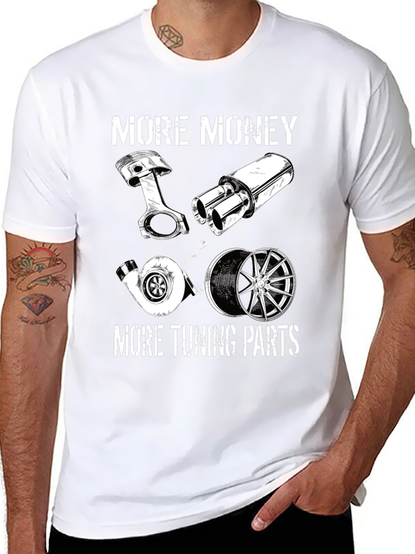 More Money More Tuning Parts T-Shirt
