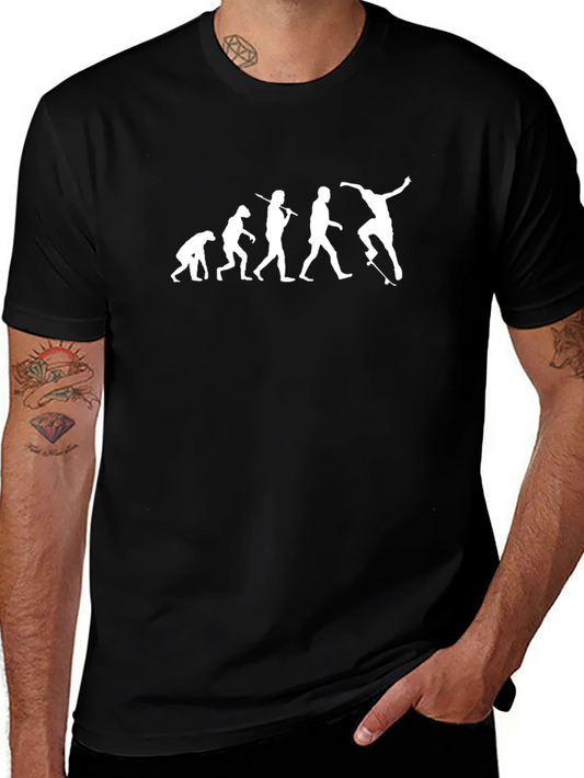 Evolution of Skateboarding Graphic T-Shirt