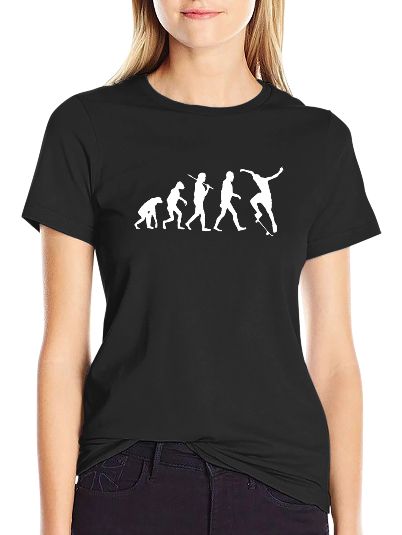 Evolution of Skateboarding Graphic T-Shirt