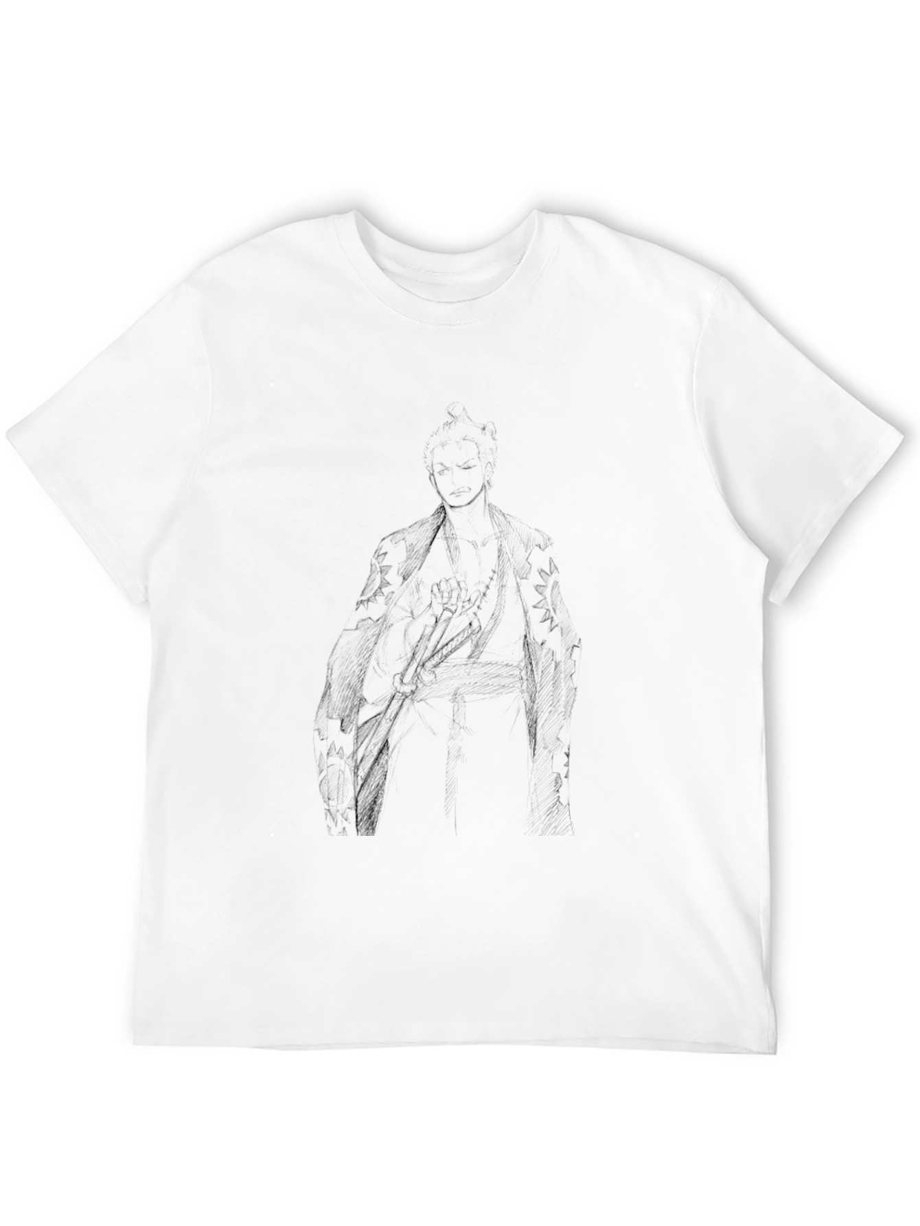 Mens Black Graphic Print T-Shirt