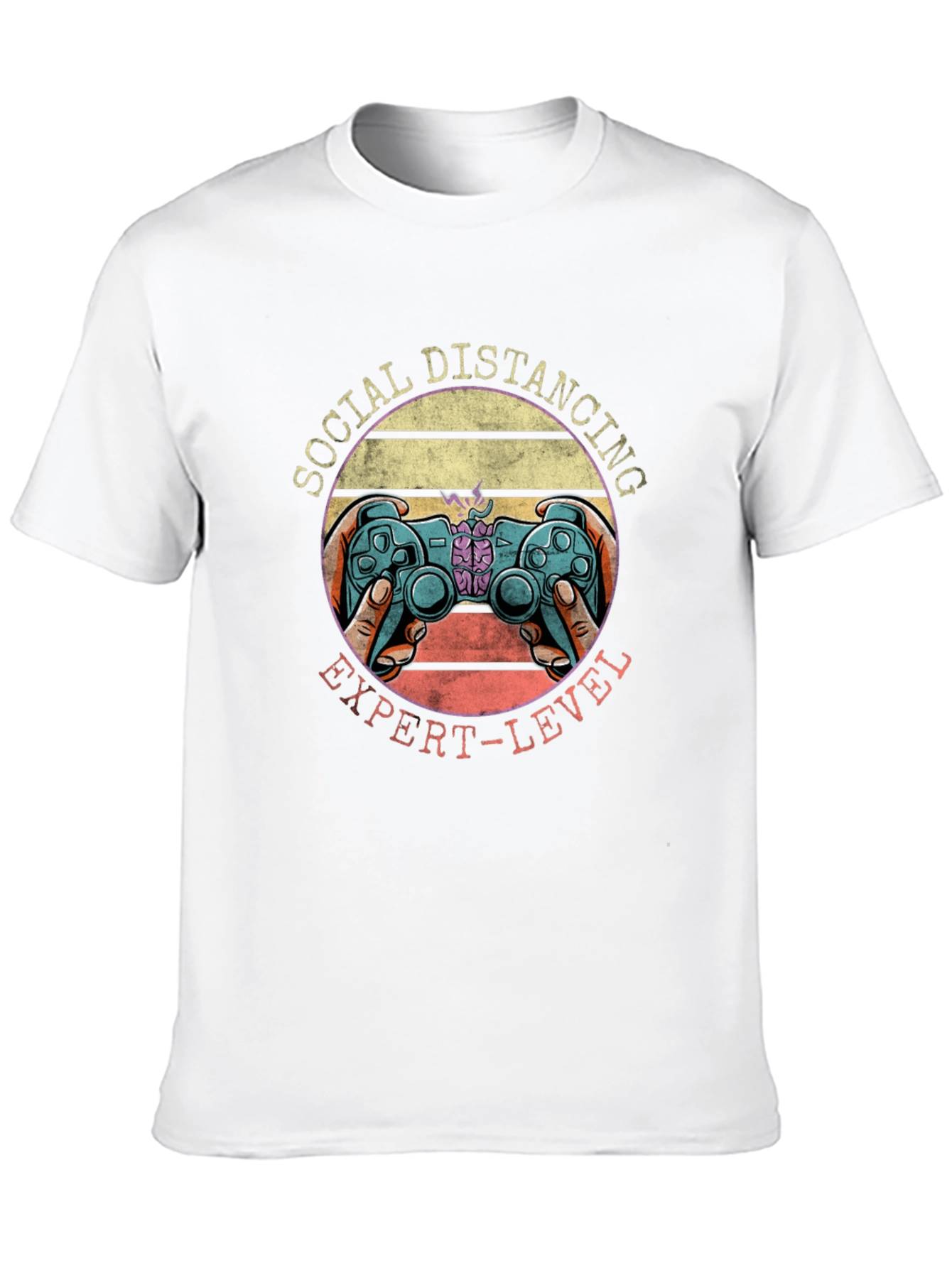 Social Distancing Expert Gamer T-Shirt