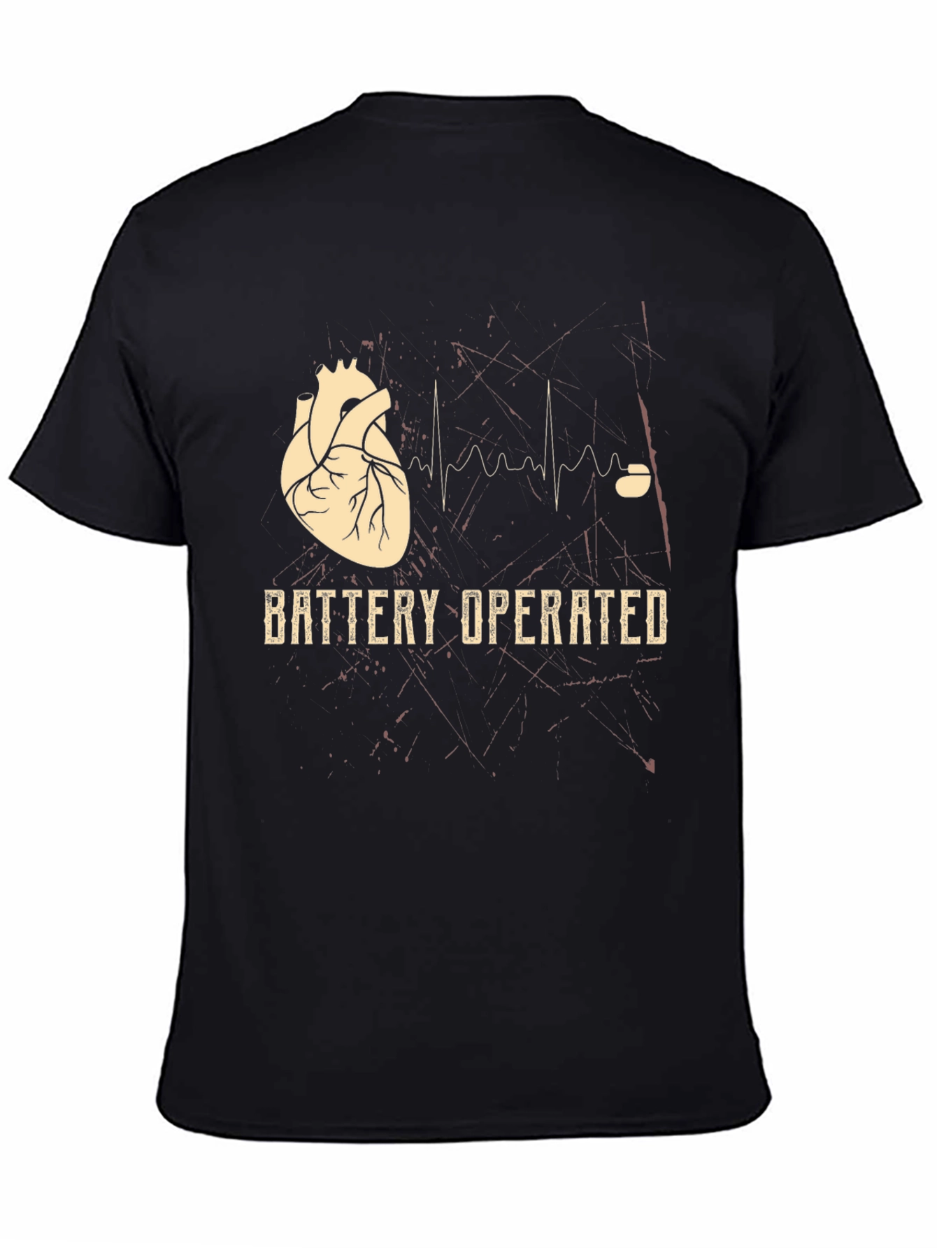 Battery Operated Heart Graphic Tee