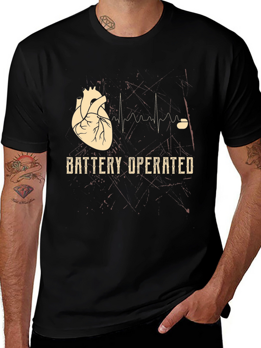 Battery Operated Heart Graphic Tee