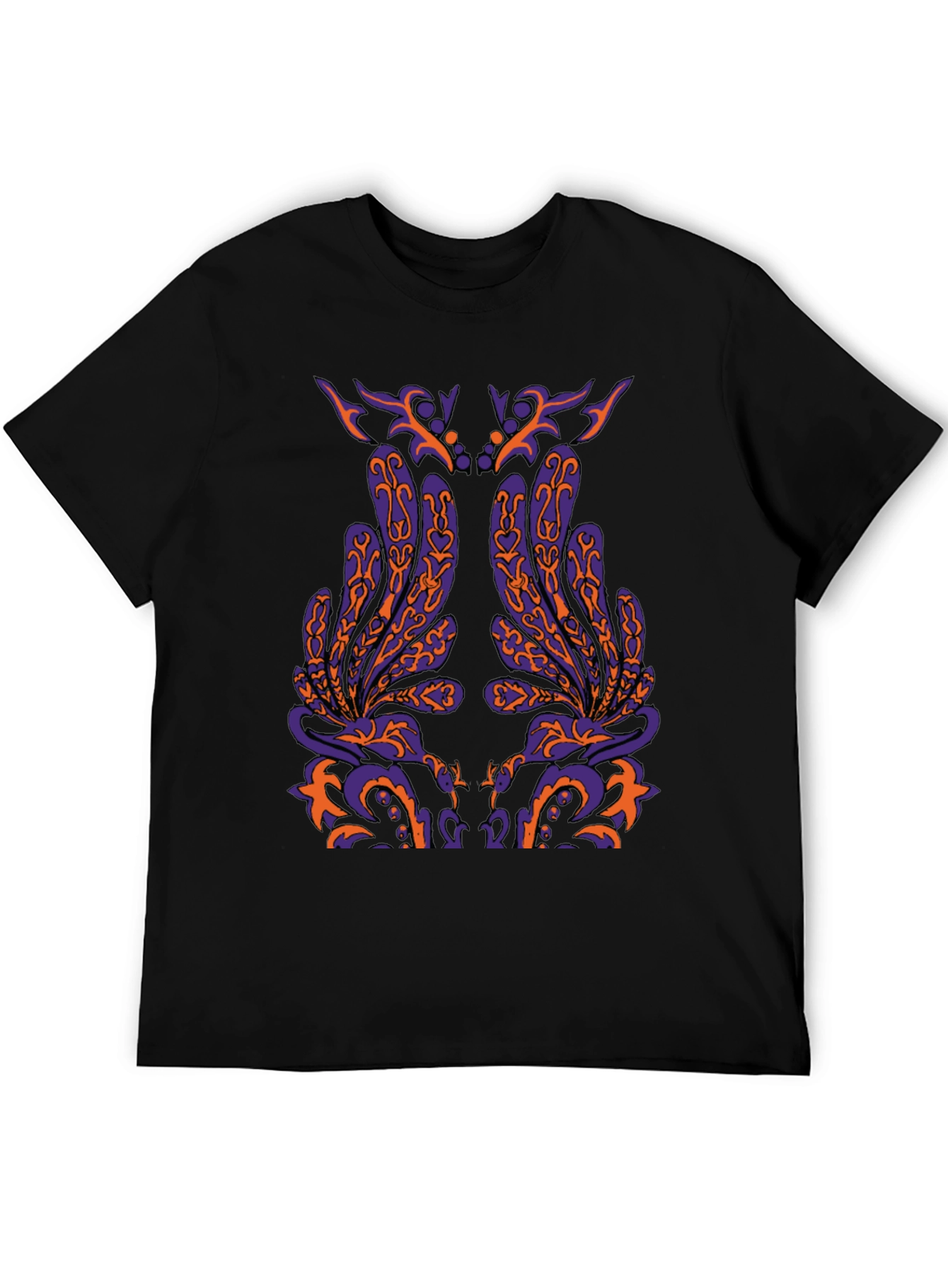 Tribal Art Black T-Shirt