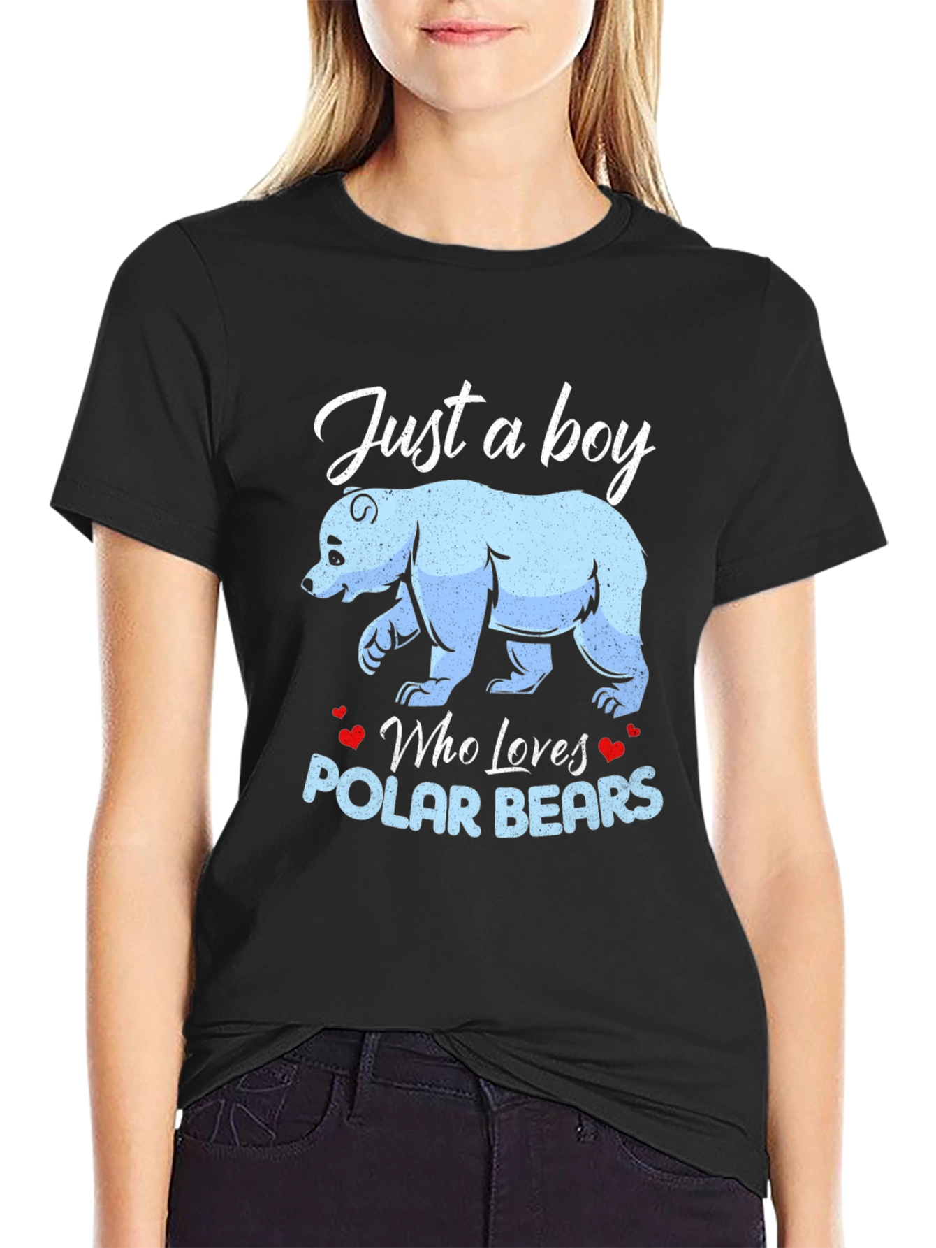 Boy Loves Polar Bears Graphic Tee