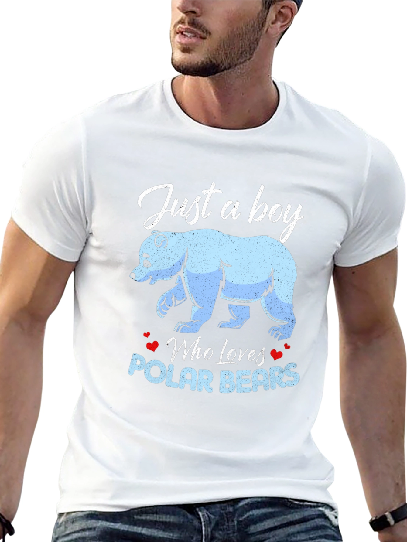 Boy Loves Polar Bears Graphic Tee