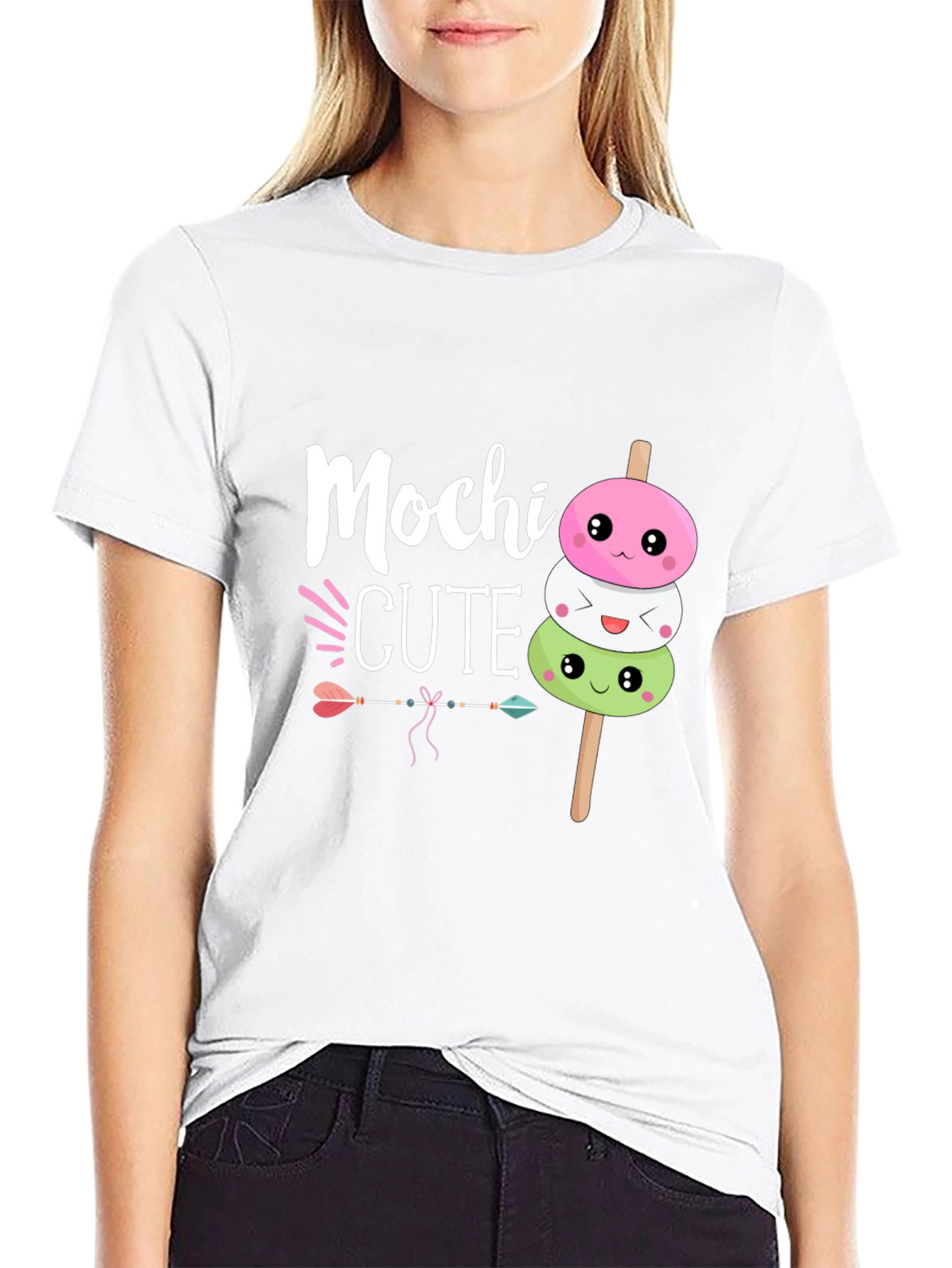 Cute Mochi Stack T-Shirt - Kawaii Japanese Dessert Tee