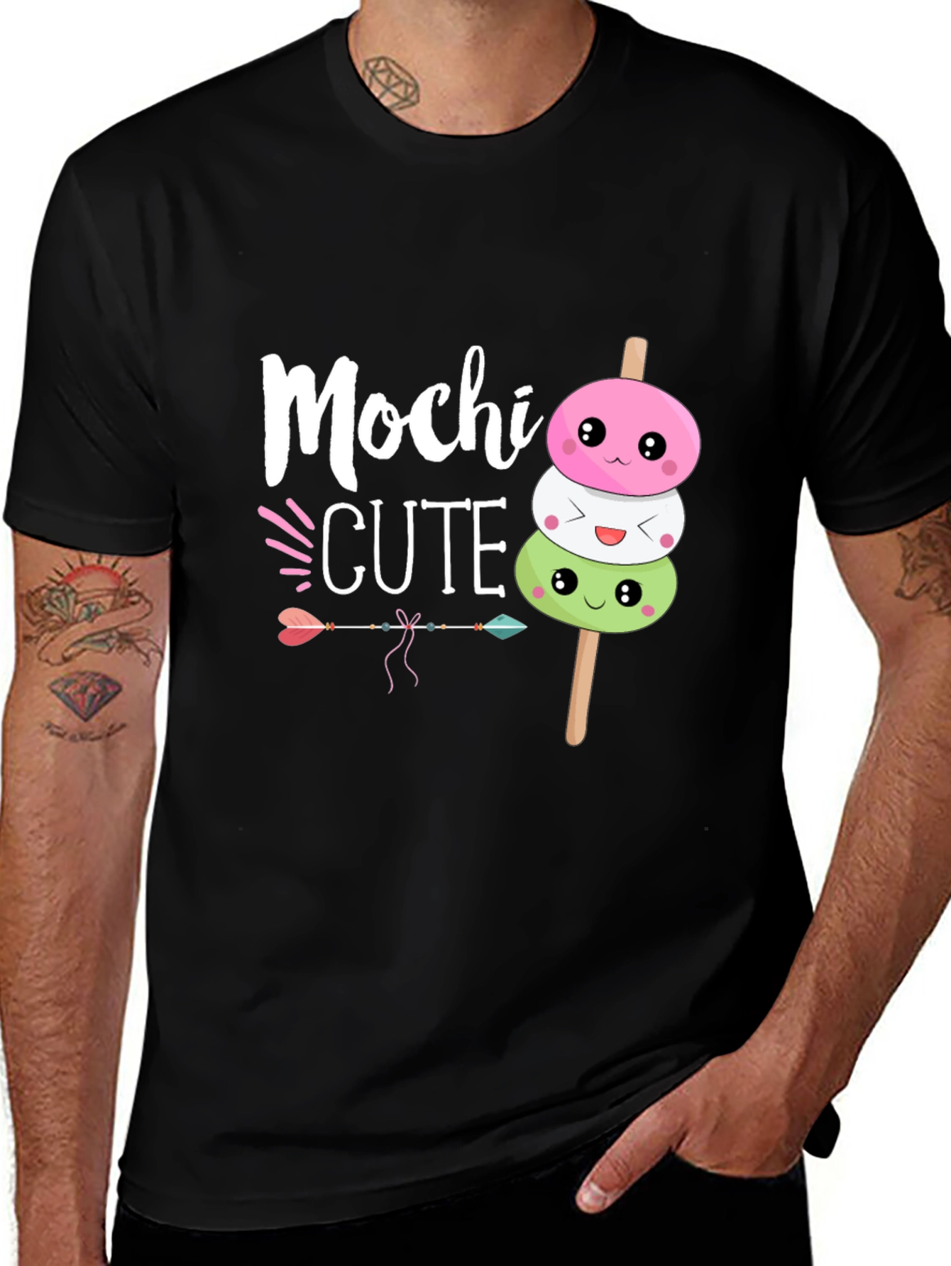 Cute Mochi Stack T-Shirt - Kawaii Japanese Dessert Tee