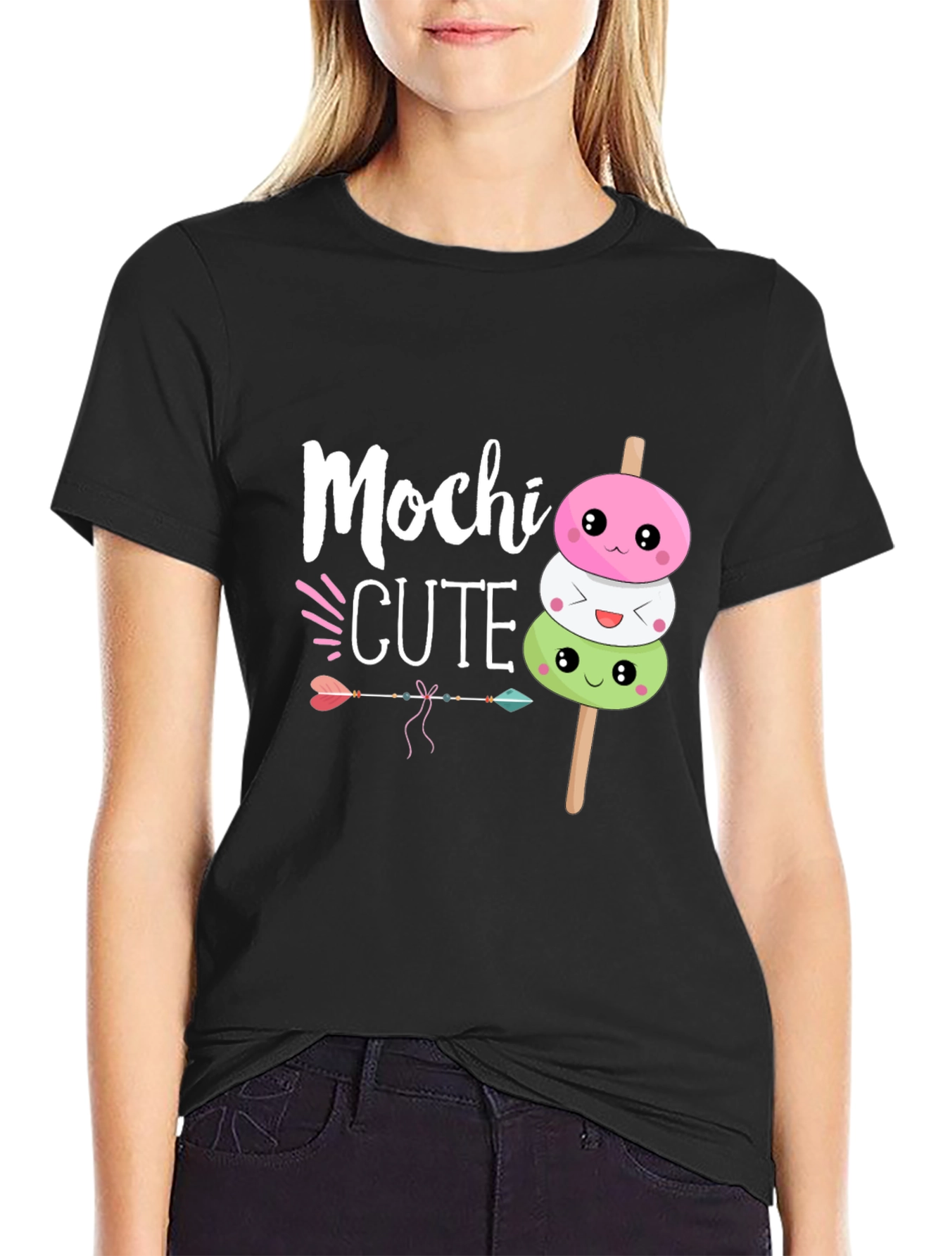 Cute Mochi Stack T-Shirt - Kawaii Japanese Dessert Tee