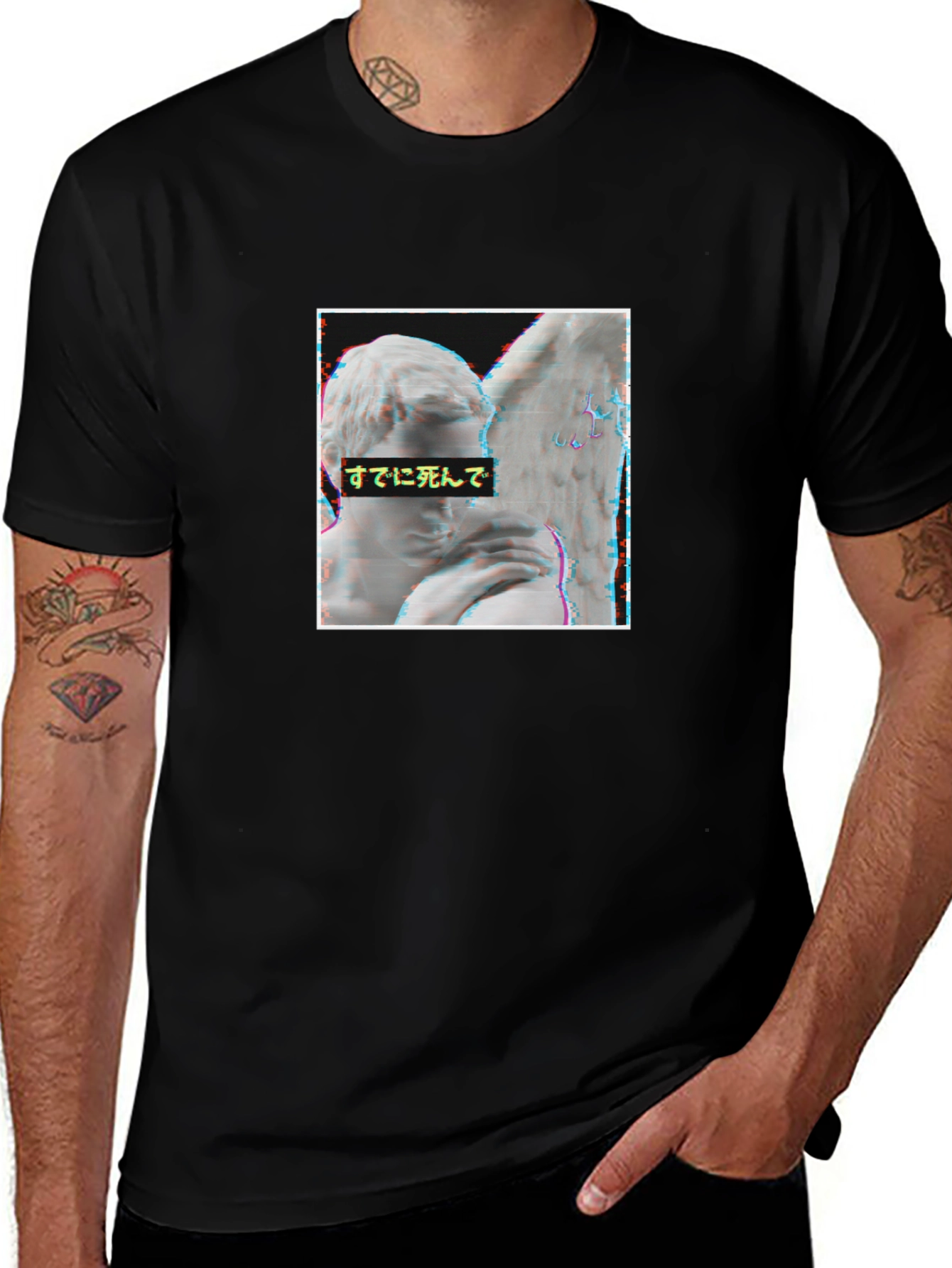 Angel Aesthetic T-Shirt - Vaporwave Style
